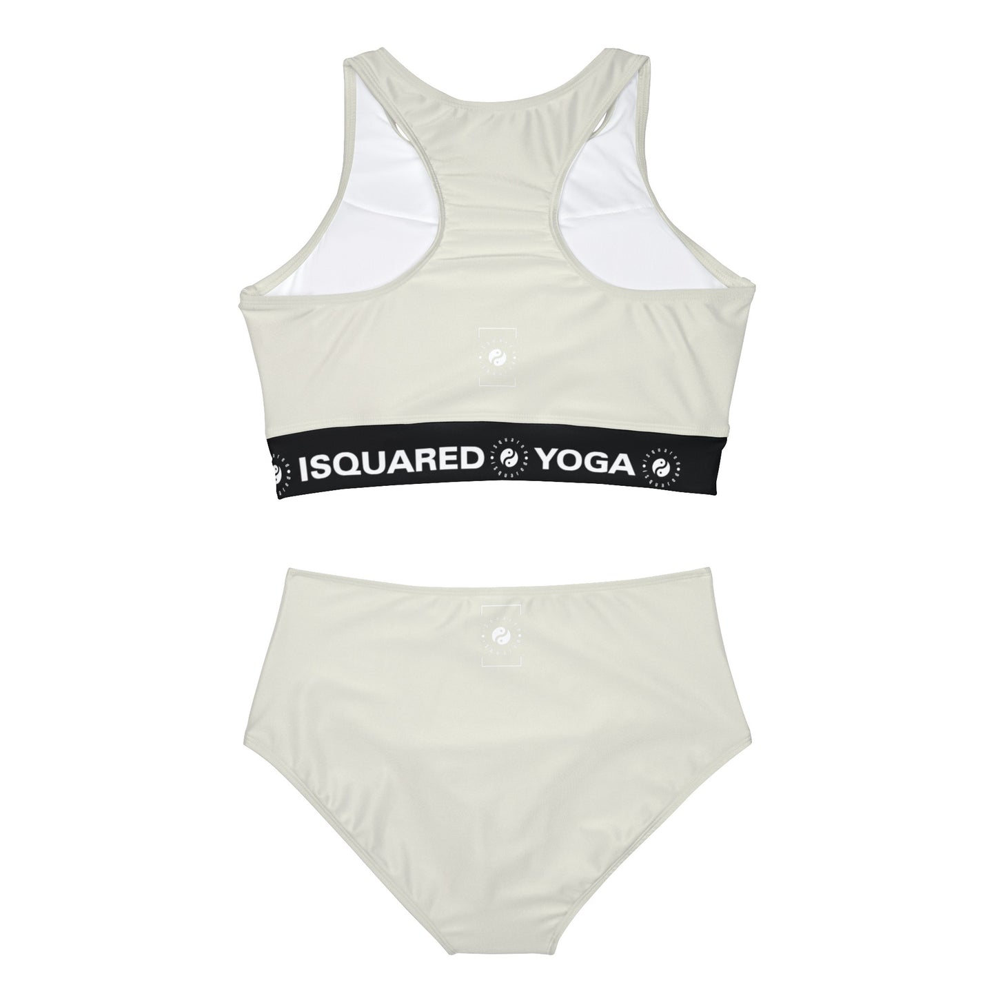 #E9E7DA Ivoire - Ensemble bikini yoga chaud