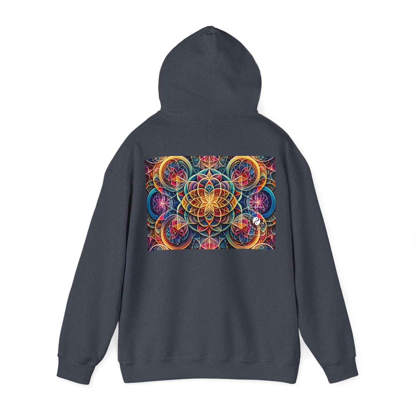 "Sacred Symmetry: Infinite Radiance of Love" - Hoodie