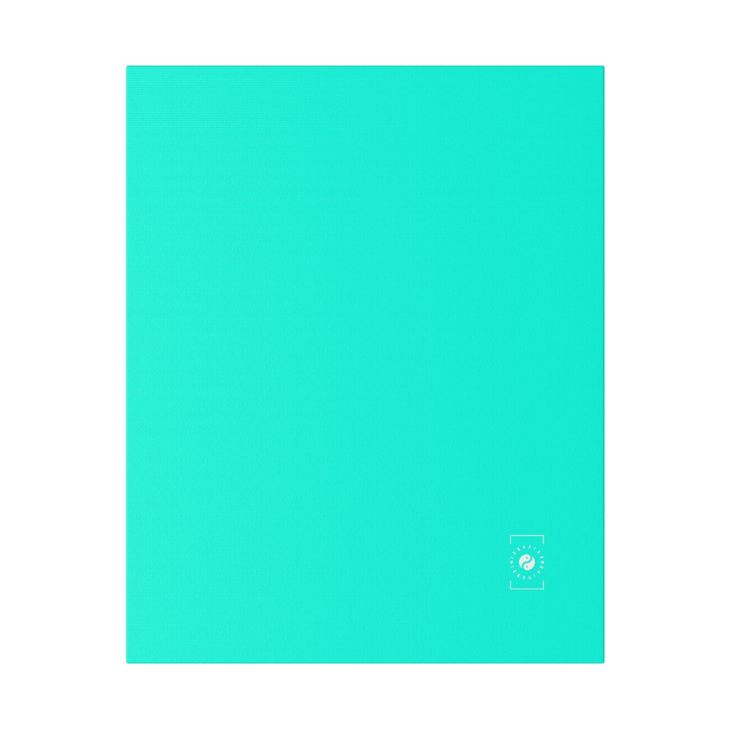 Neon Teal #11ffe3 - Art Print Canvas