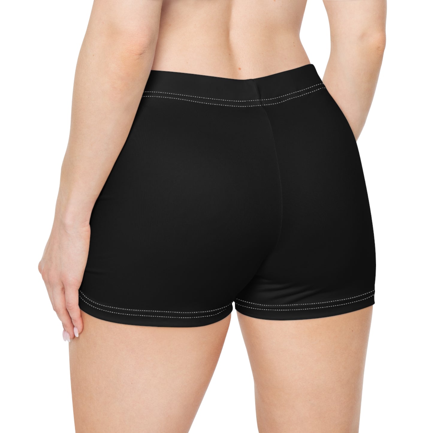 Pure Black - Mini Hot Yoga Short