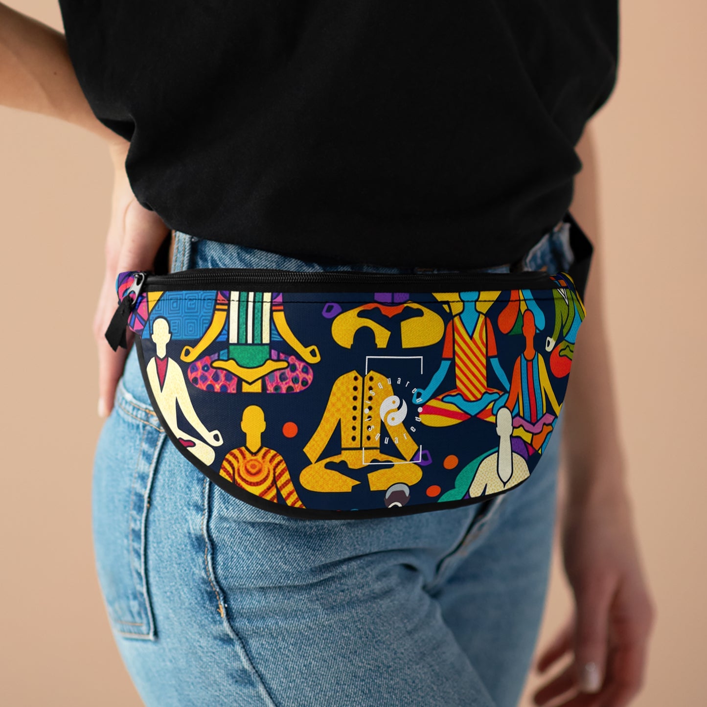 Vibrant Sadana: Prana in Nouveau Réalité - Fanny Pack