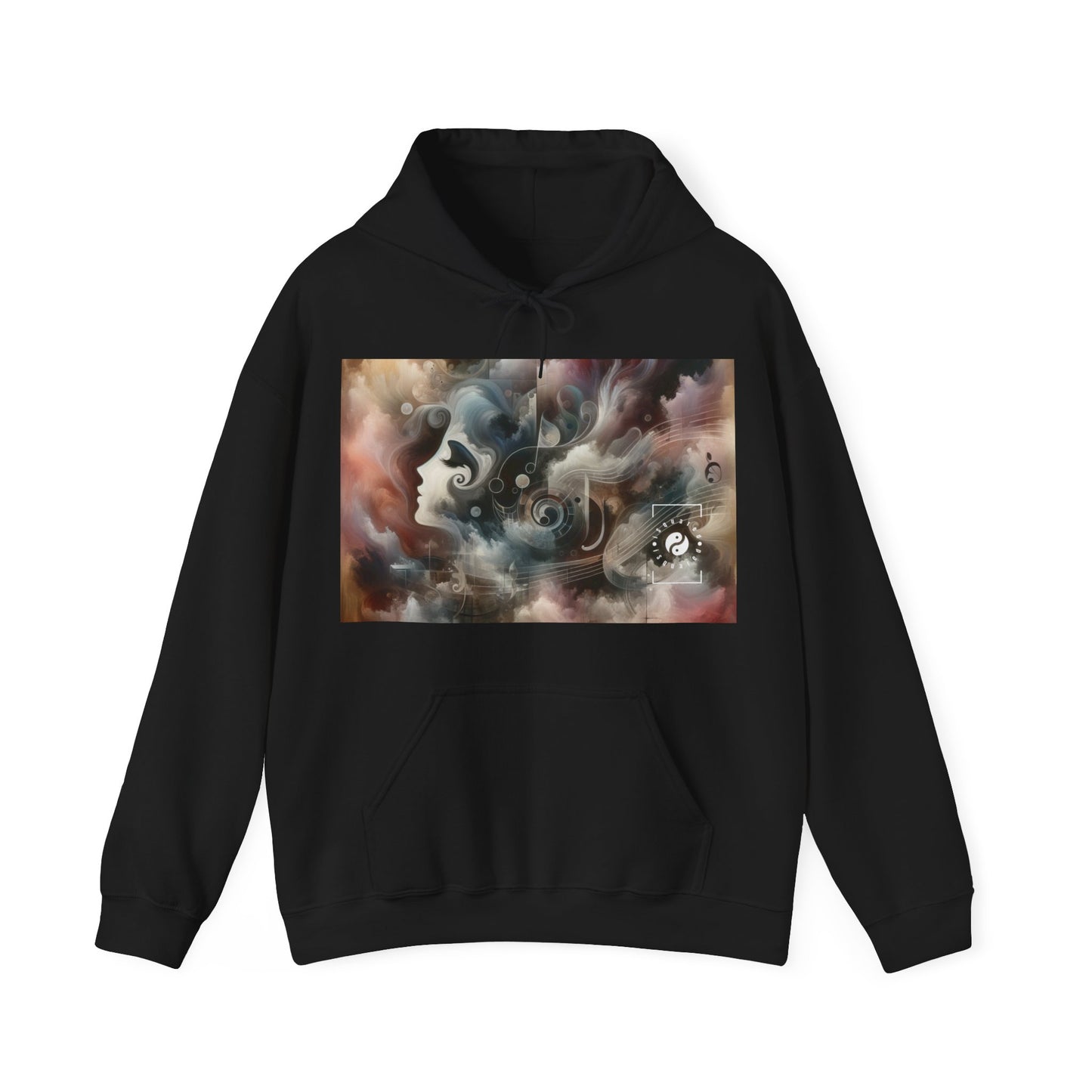 "Harmony of Descent: An Abstract Ode to La Traviata" - Hoodie