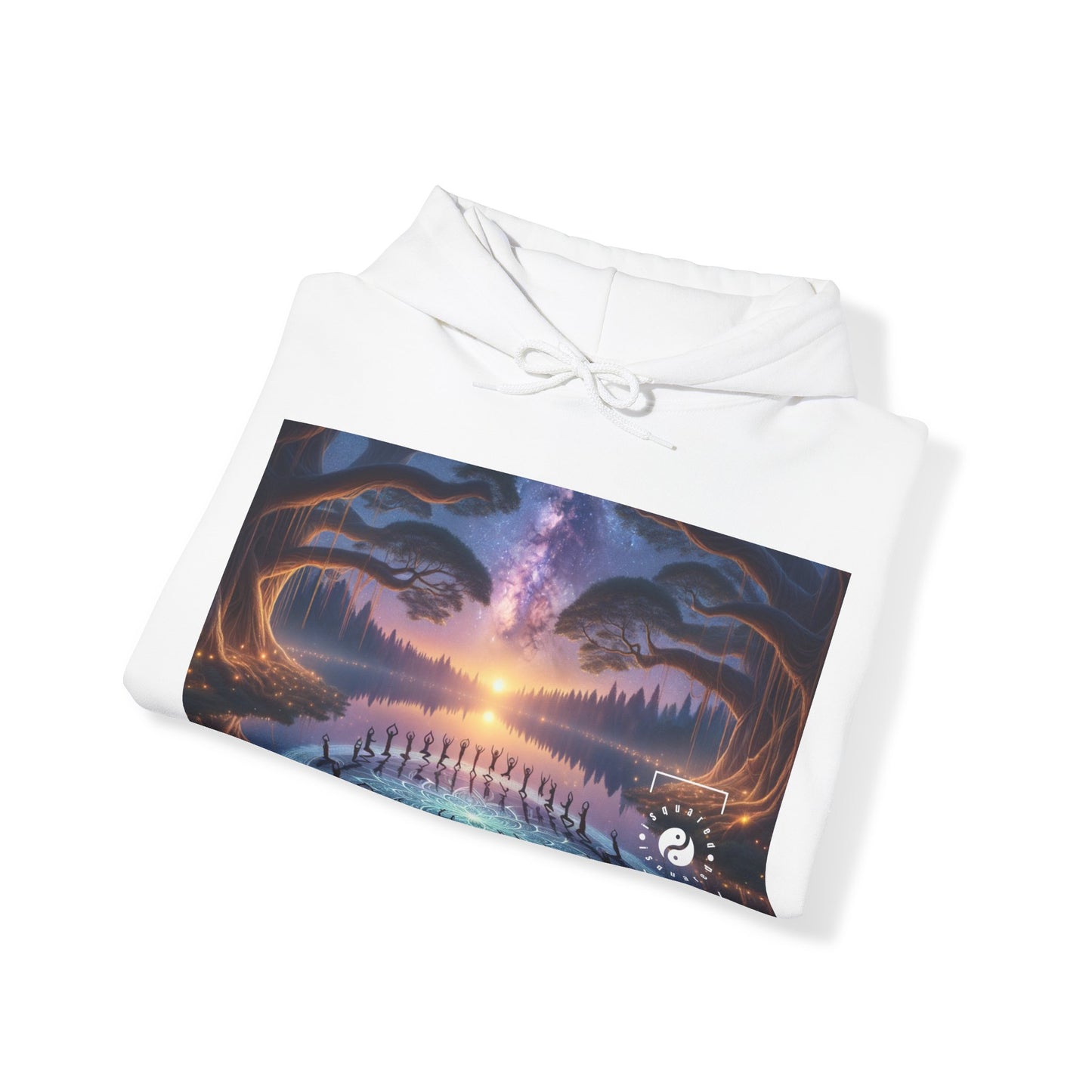 "Celestial Serenity: Mandala's Reflection" - Hoodie