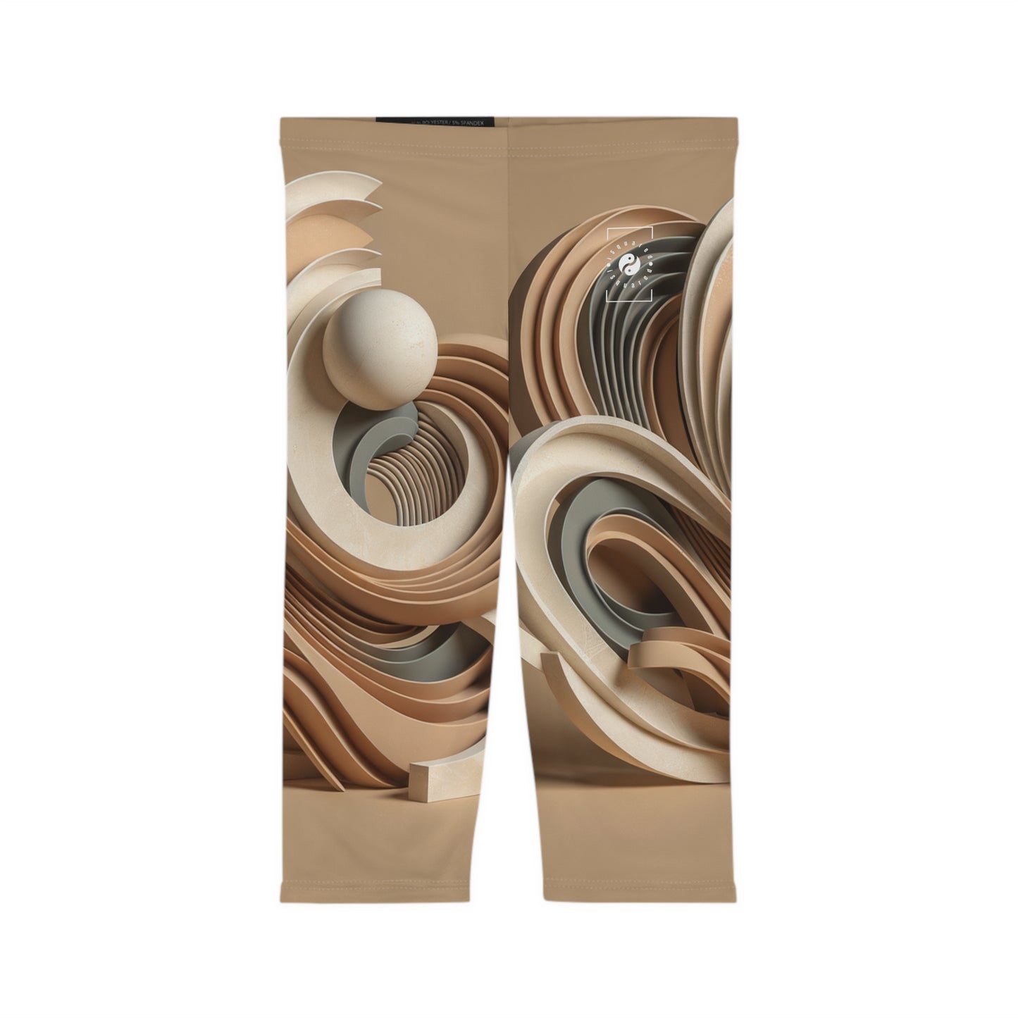 "Hepworth Hues: An Earth Tone Symphony" - Capri Shorts