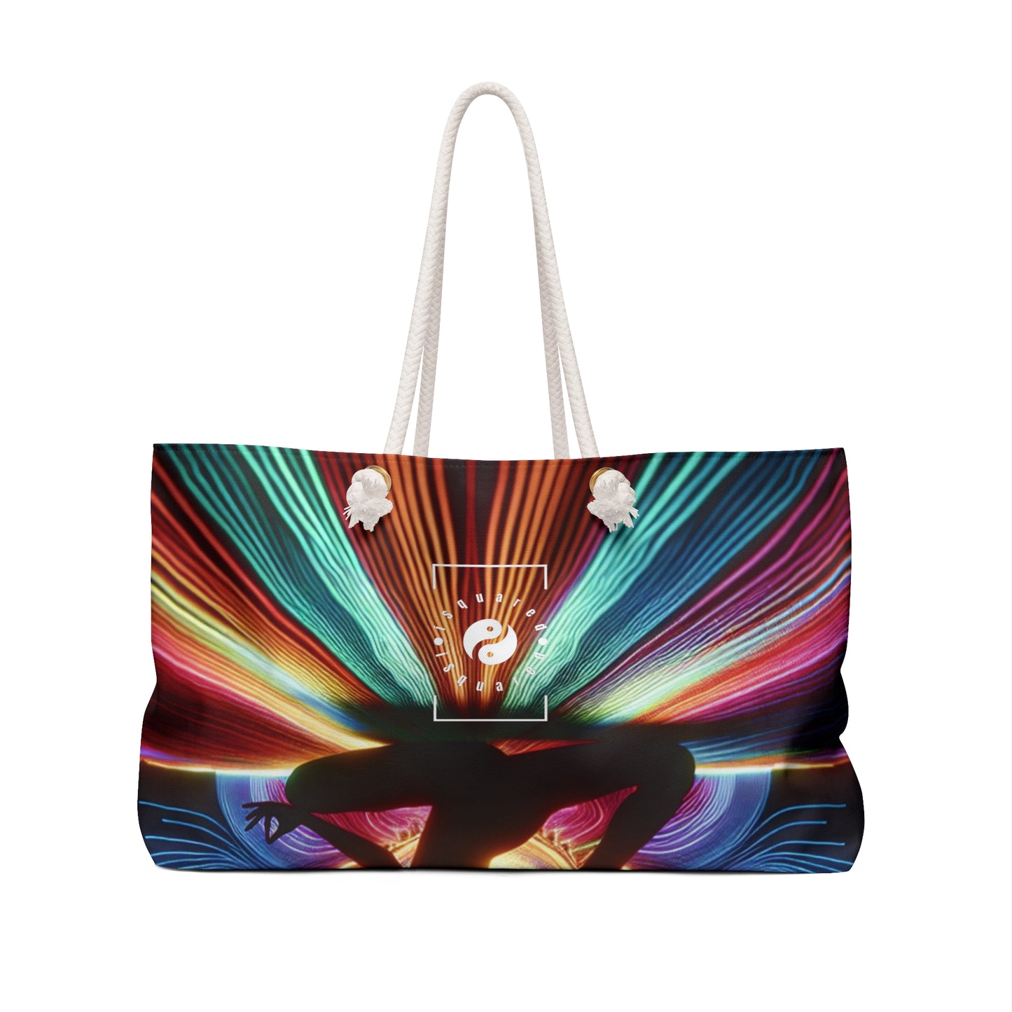 "Neon Zenith: Chromatic Balance" - Casual Yoga Bag