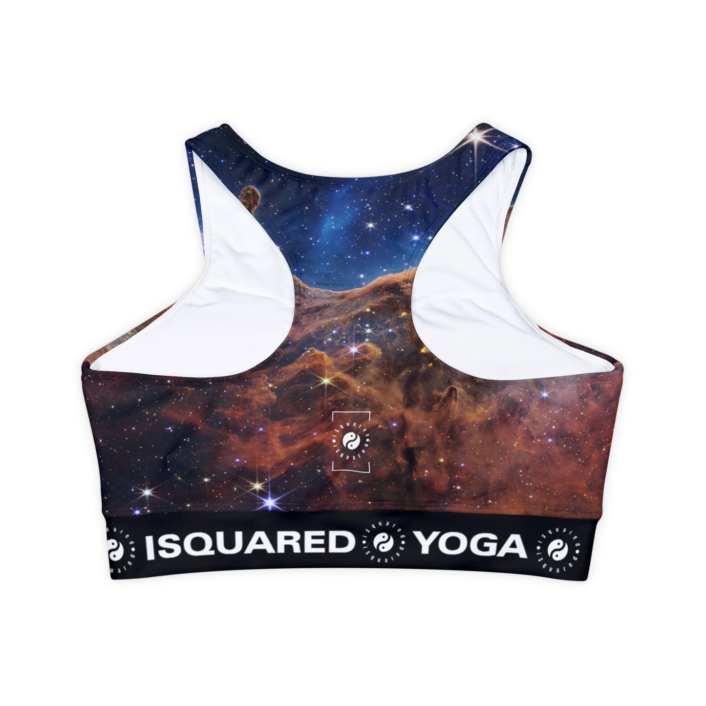 “Cosmic Cliffs” in the Carina Nebula (NIRCam Image) - JWST Collection - Lined & Padded Sports Bra