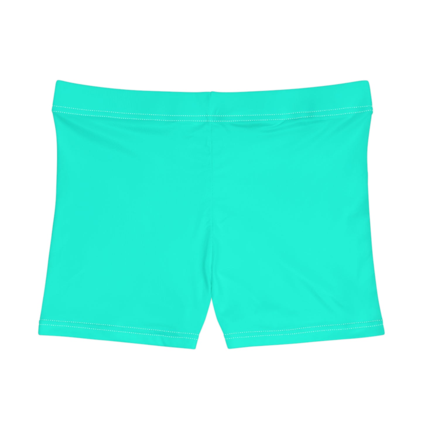 Neon Teal #11ffe3 - Mini Hot Yoga Short