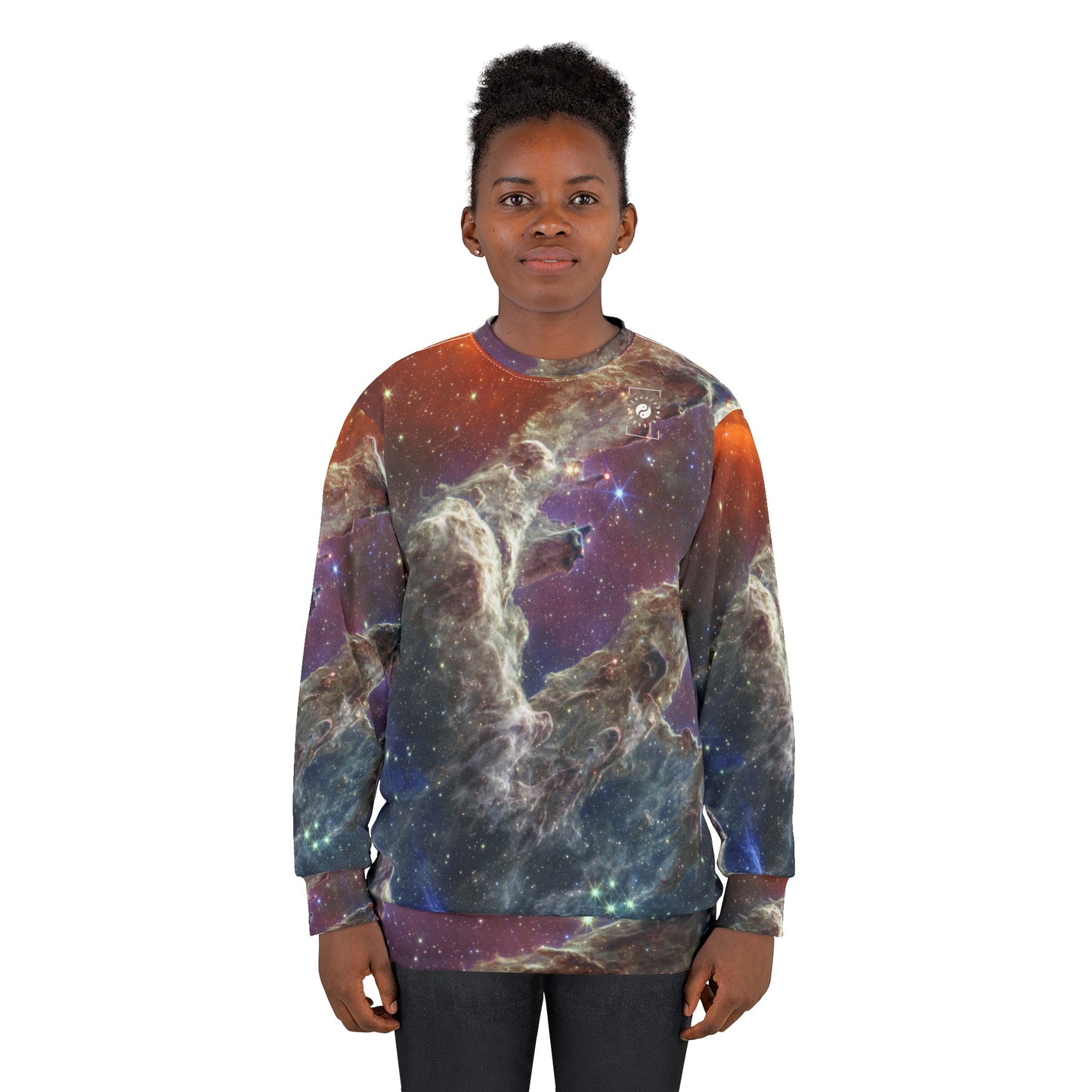 Pillars of Creation (NIRCam and MIRI Composite Image) - JWST Collection - Unisex Sweatshirt