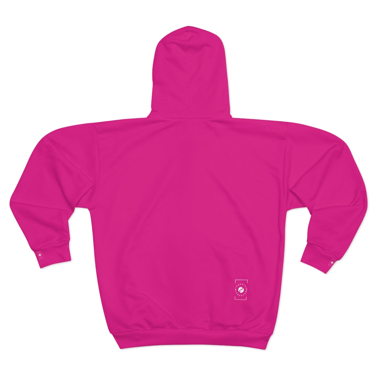 E0218A Rose - Sweat à capuche zippé