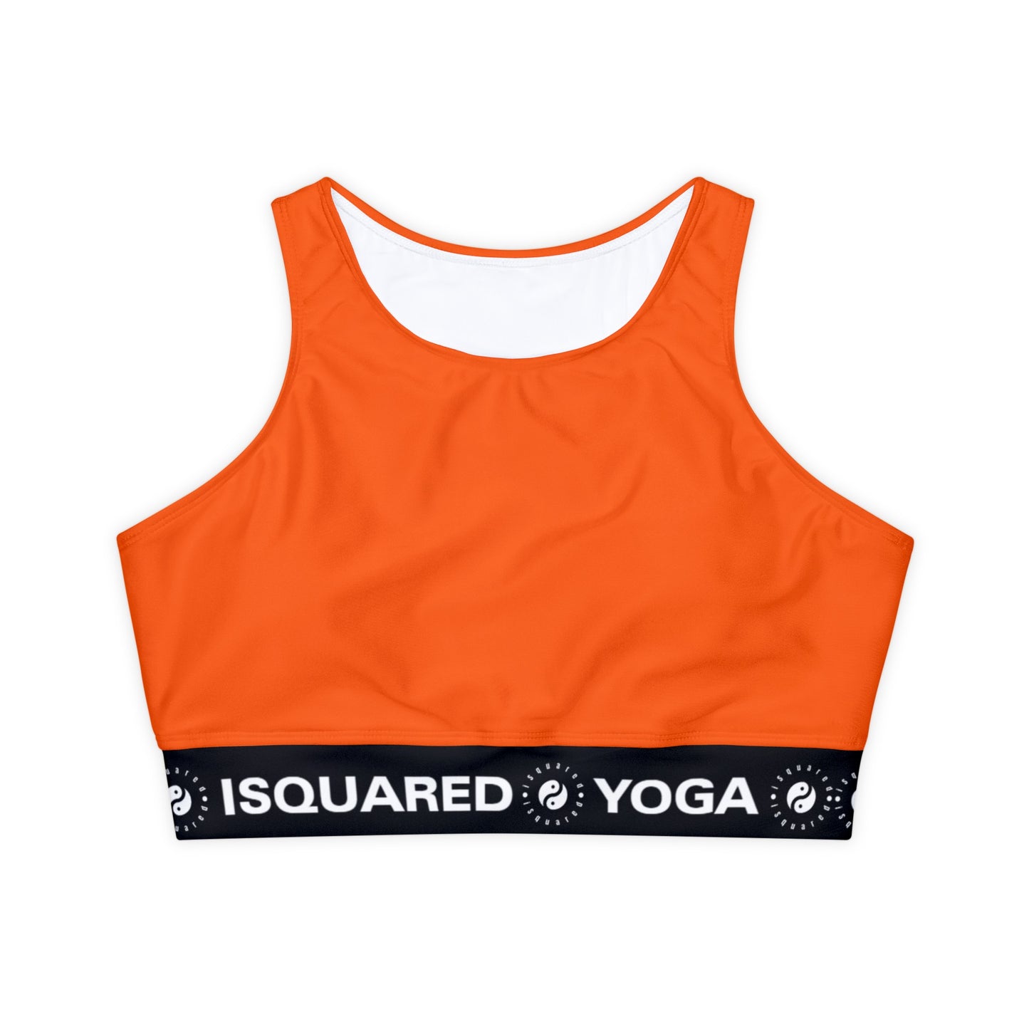 Orange fluo #FF6700 - Soutien-gorge de sport doublé et rembourré