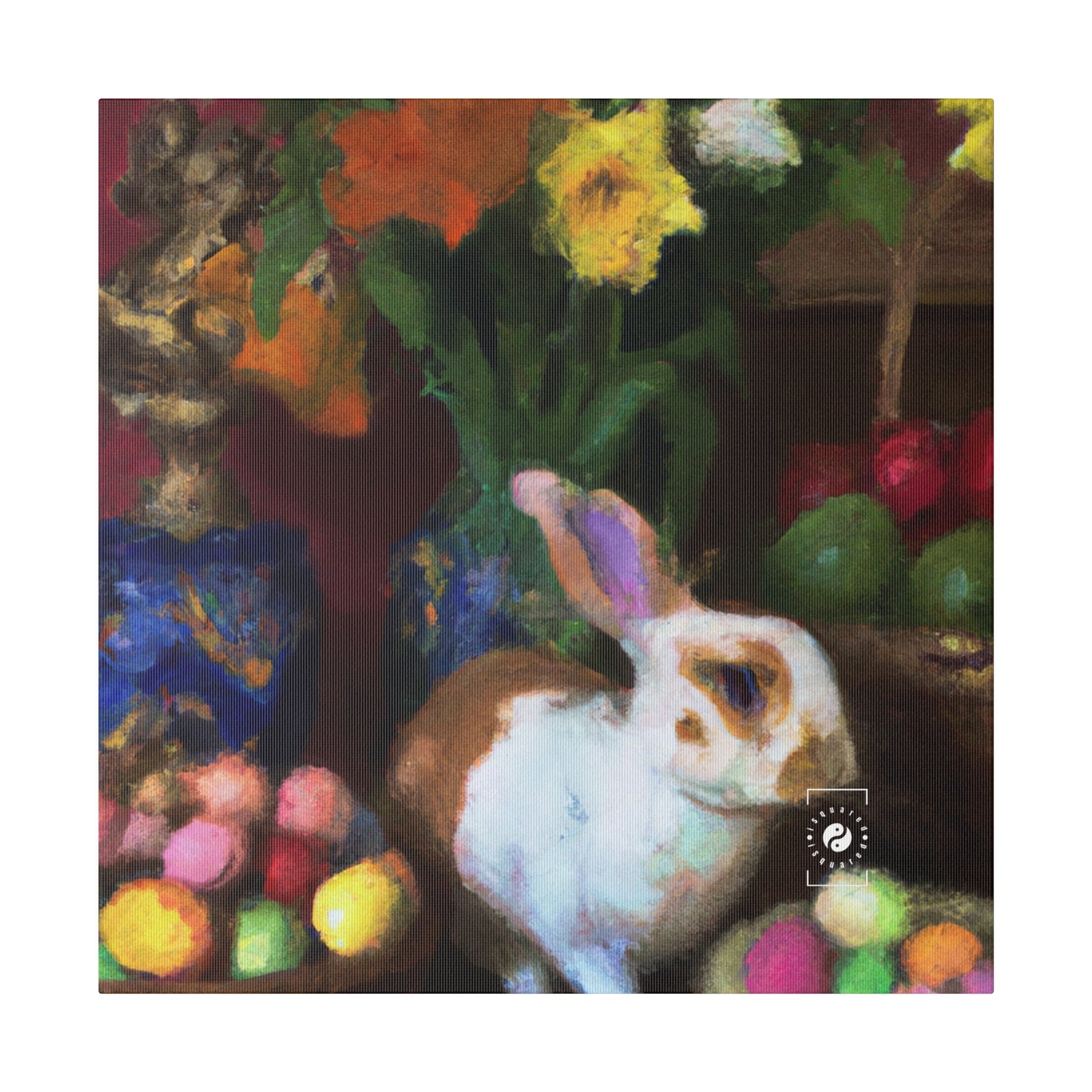 "Velveteen Aureate Easter Reverie" - Art Print Canvas