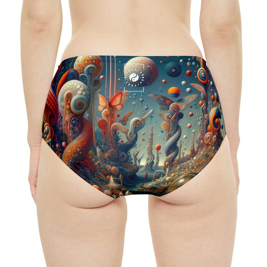 Kaleidoscopic Eden - High Waisted Bikini Bottom