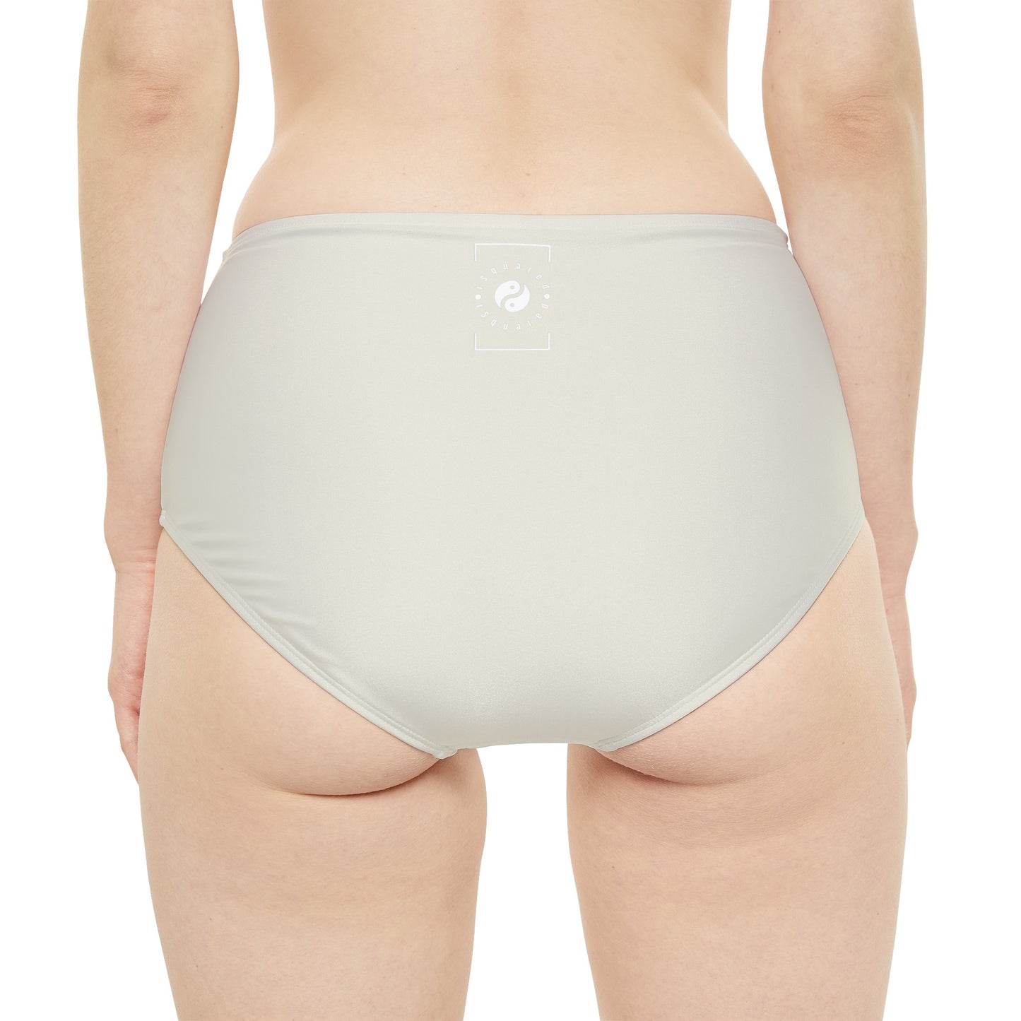 #E9E7DA Ivory - High Waisted Bikini Bottom