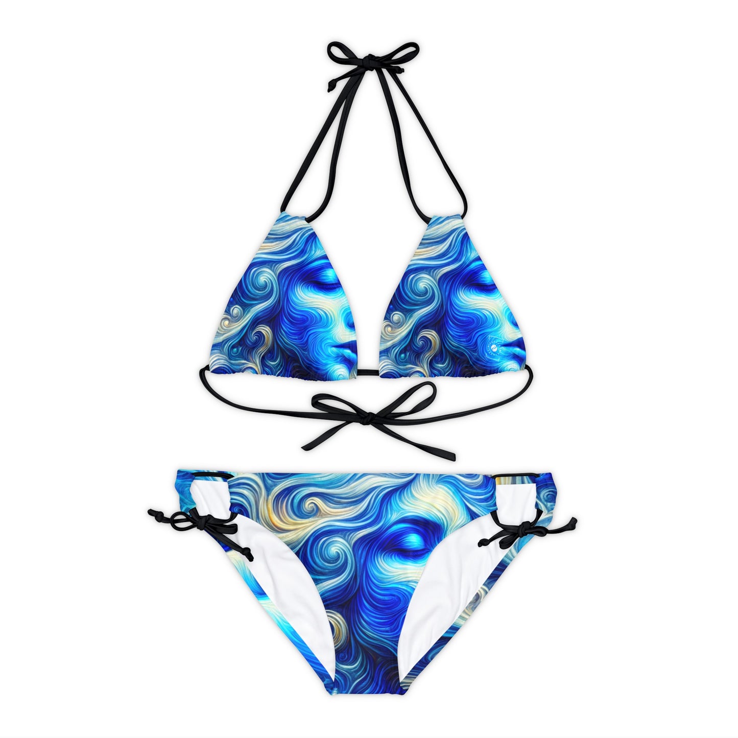 Midnight Muse - Lace-up Bikini Set