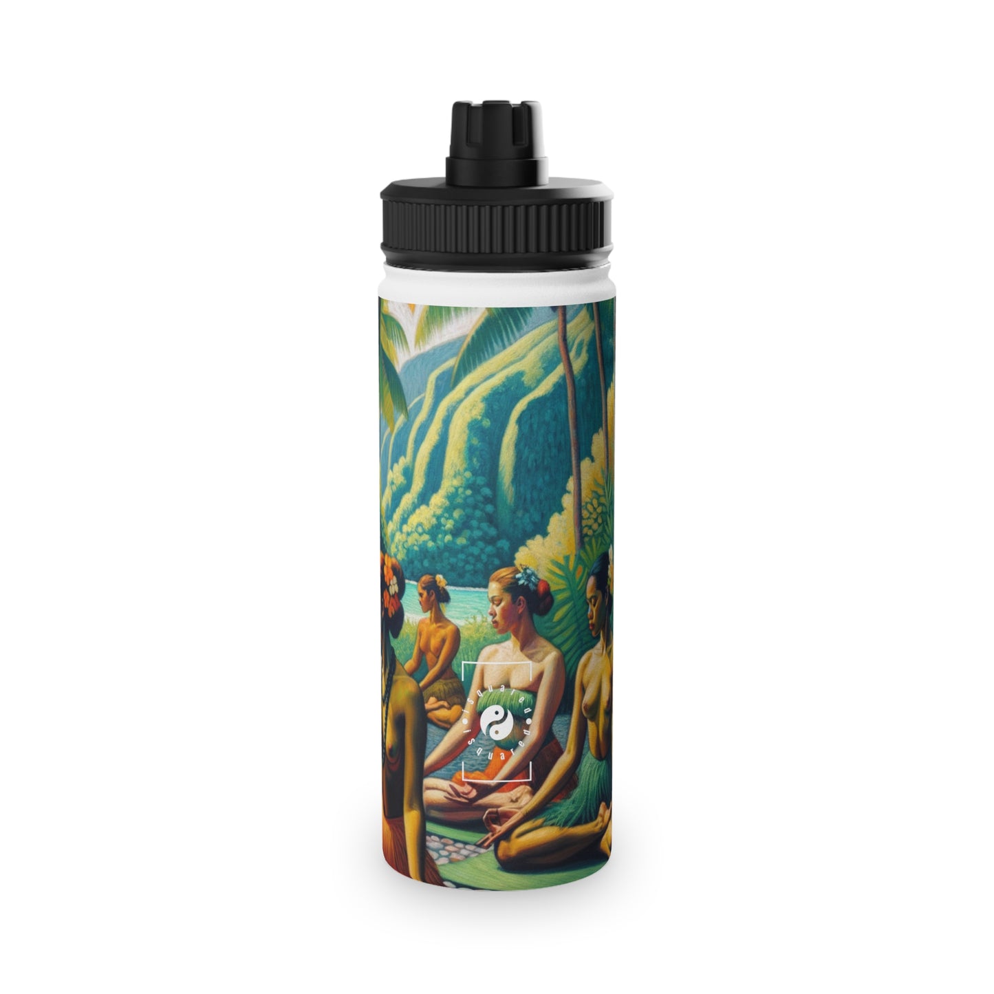 "Tahitian Tranquility - Sports Water Bottle