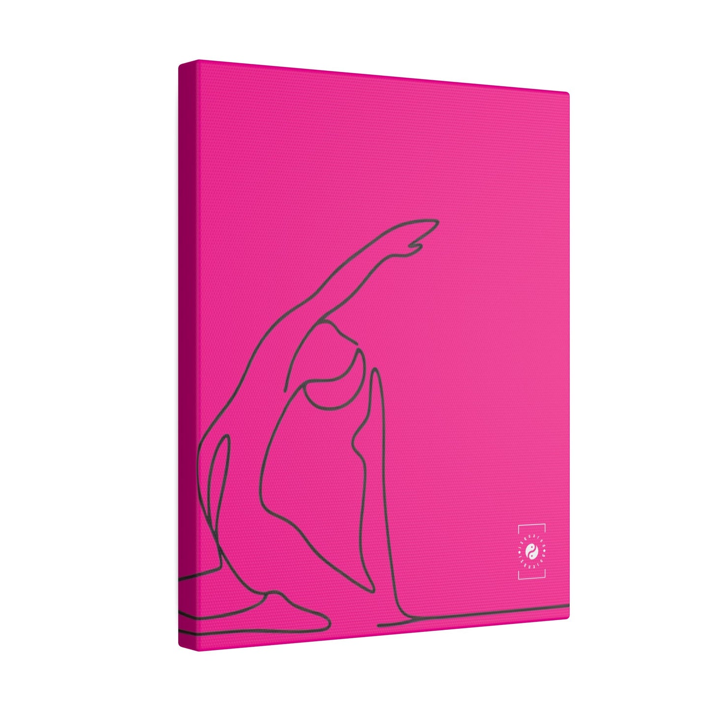 Line Art Pigeon Pose - Art Print Canvas