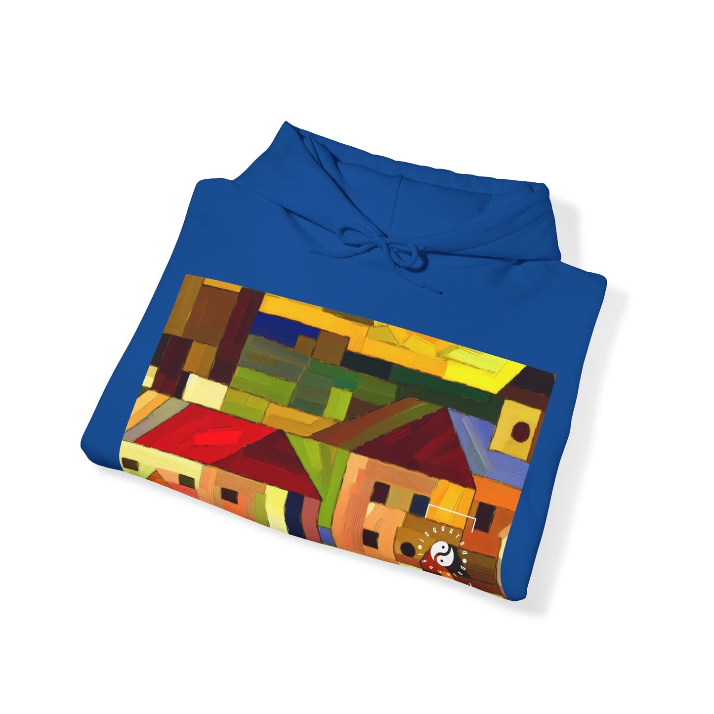 "Earthen Adobes in Hues of Hundertwasser" - Hoodie