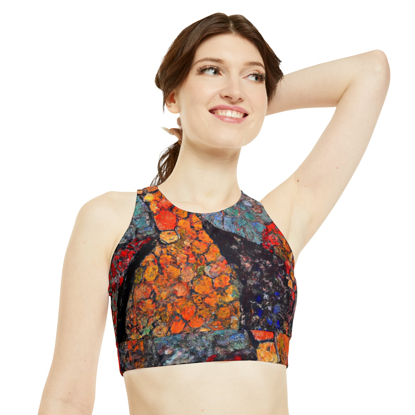 Rafaelo Vespucci - High Neck Crop Top