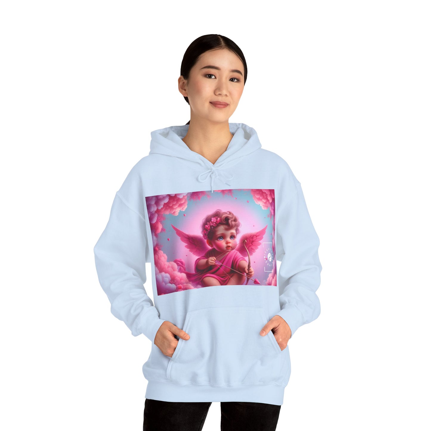 "Bold Blush: A Cupid's Love Affair" - Hoodie