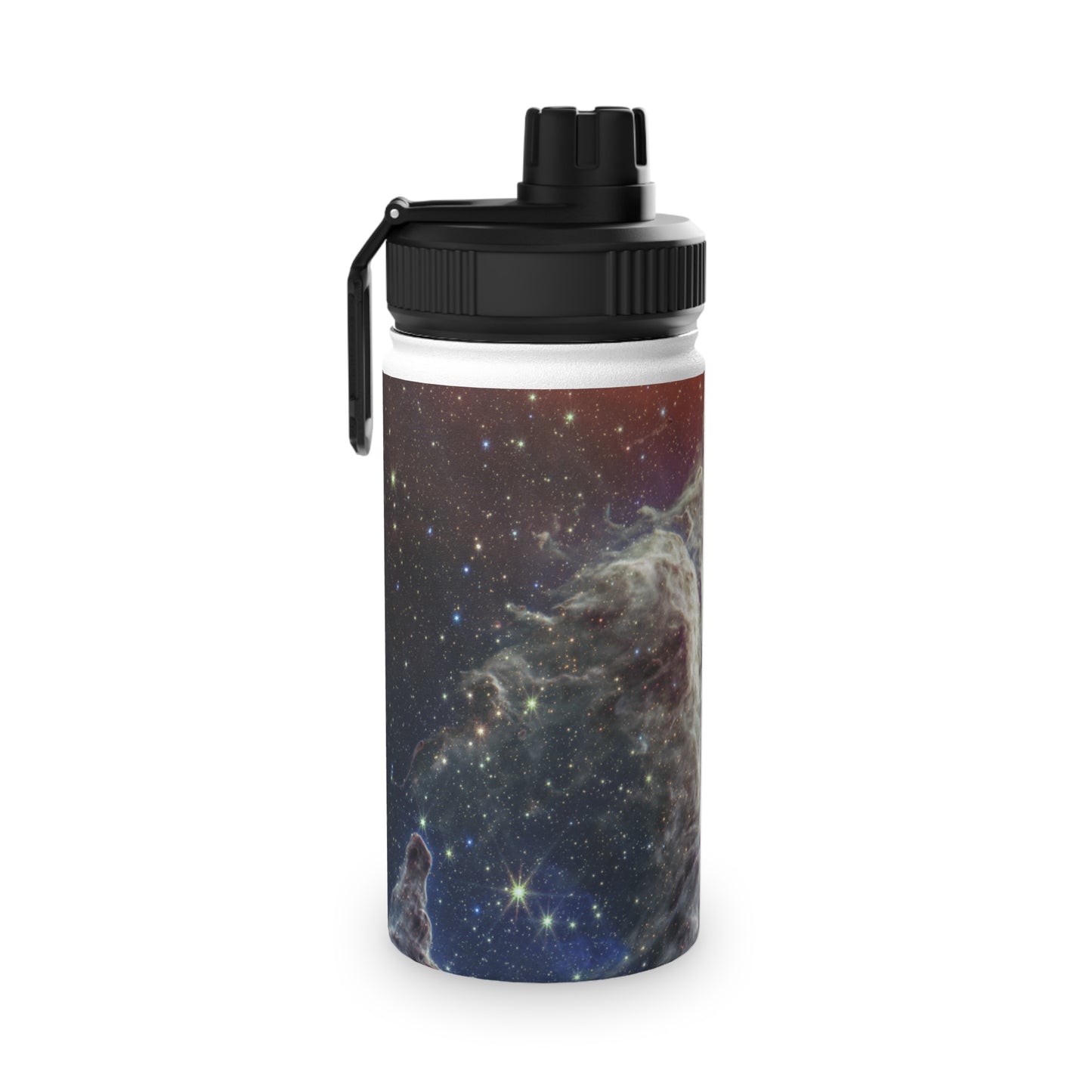 Pillars of Creation (NIRCam and MIRI Composite Image) - JWST Collection - Sports Water Bottle