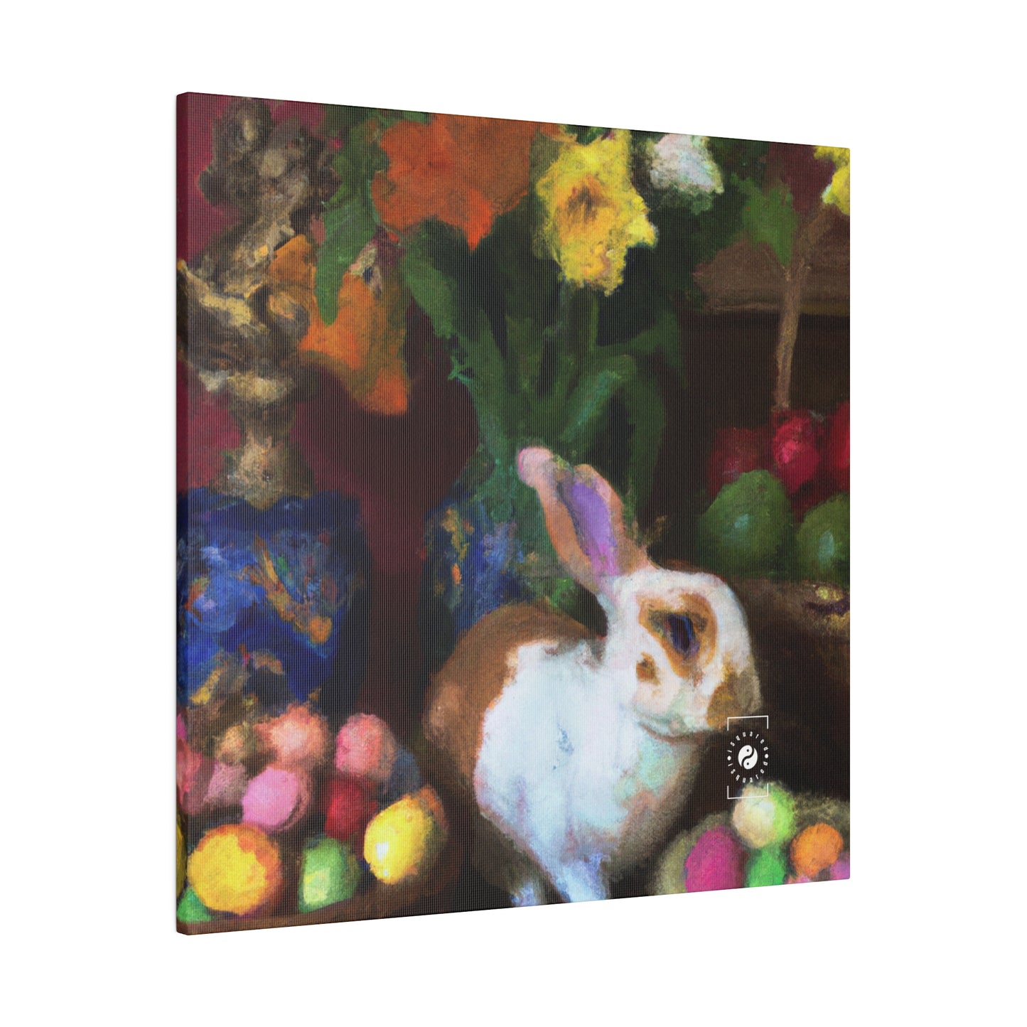 "Velveteen Aureate Easter Reverie" - Art Print Canvas