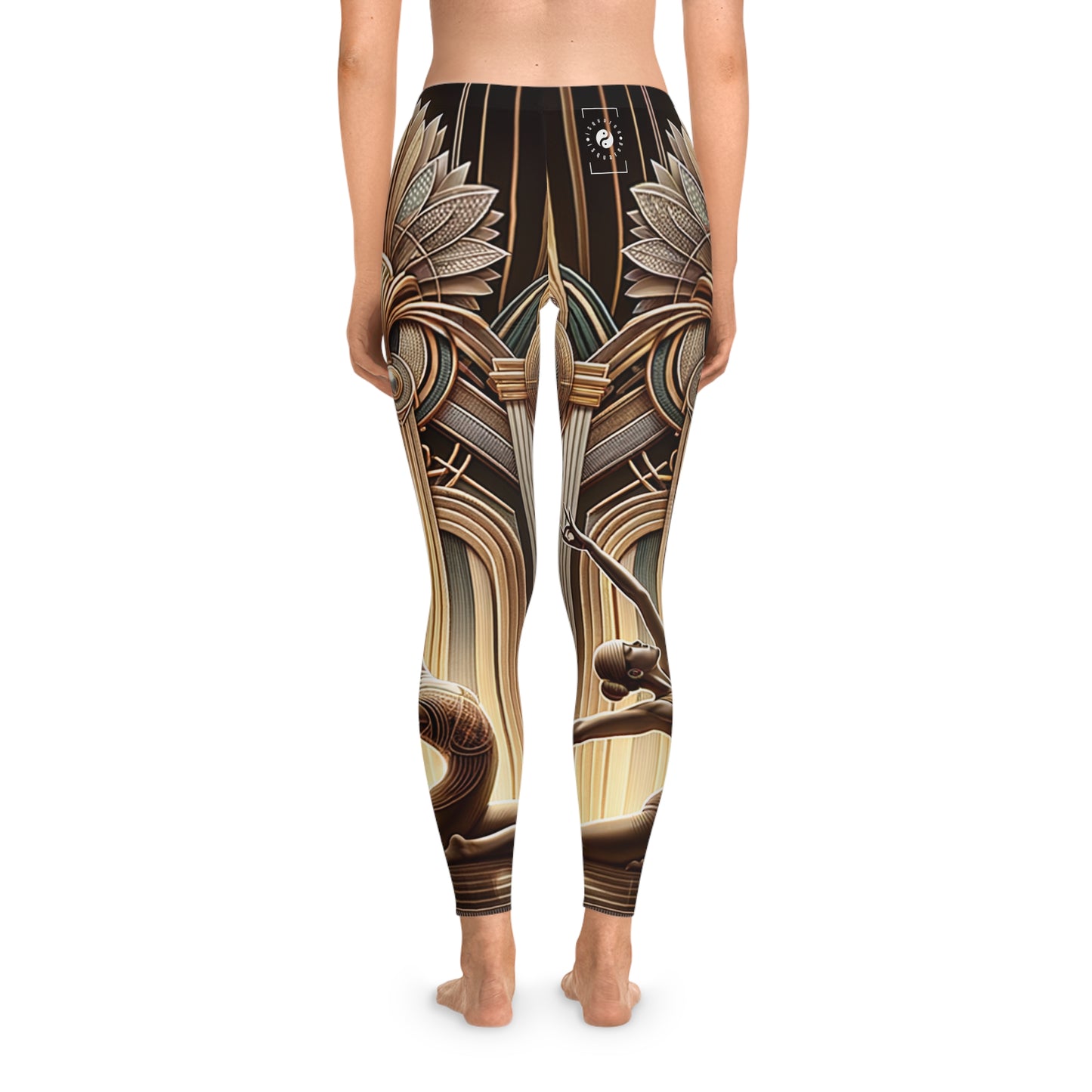 Deco Serenity: A Fusion of Opulence and Zen - Unisex Tights