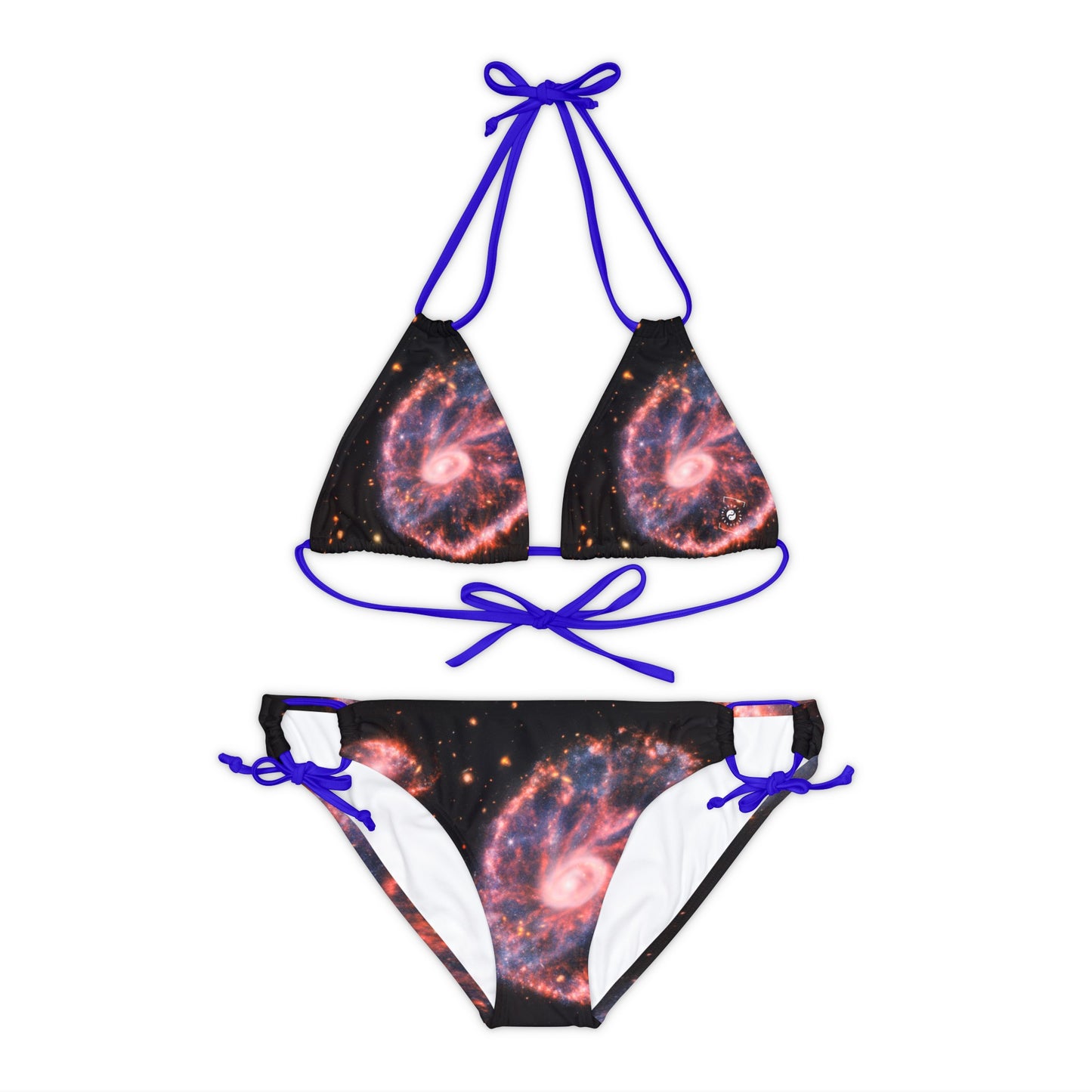 Cartwheel Galaxy (NIRCam and MIRI Composite Image) - Lace-up Bikini Set