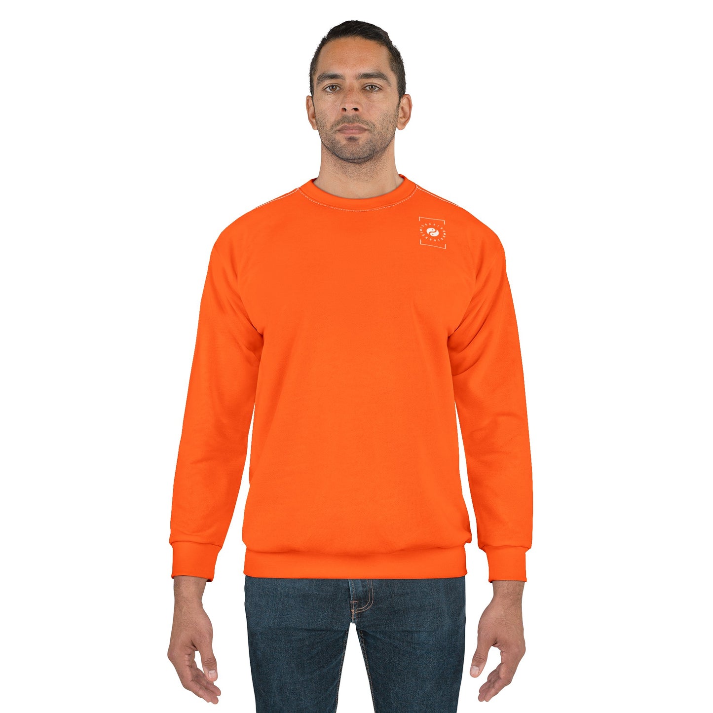 Orange fluo #FF6700 - Sweat-shirt unisexe