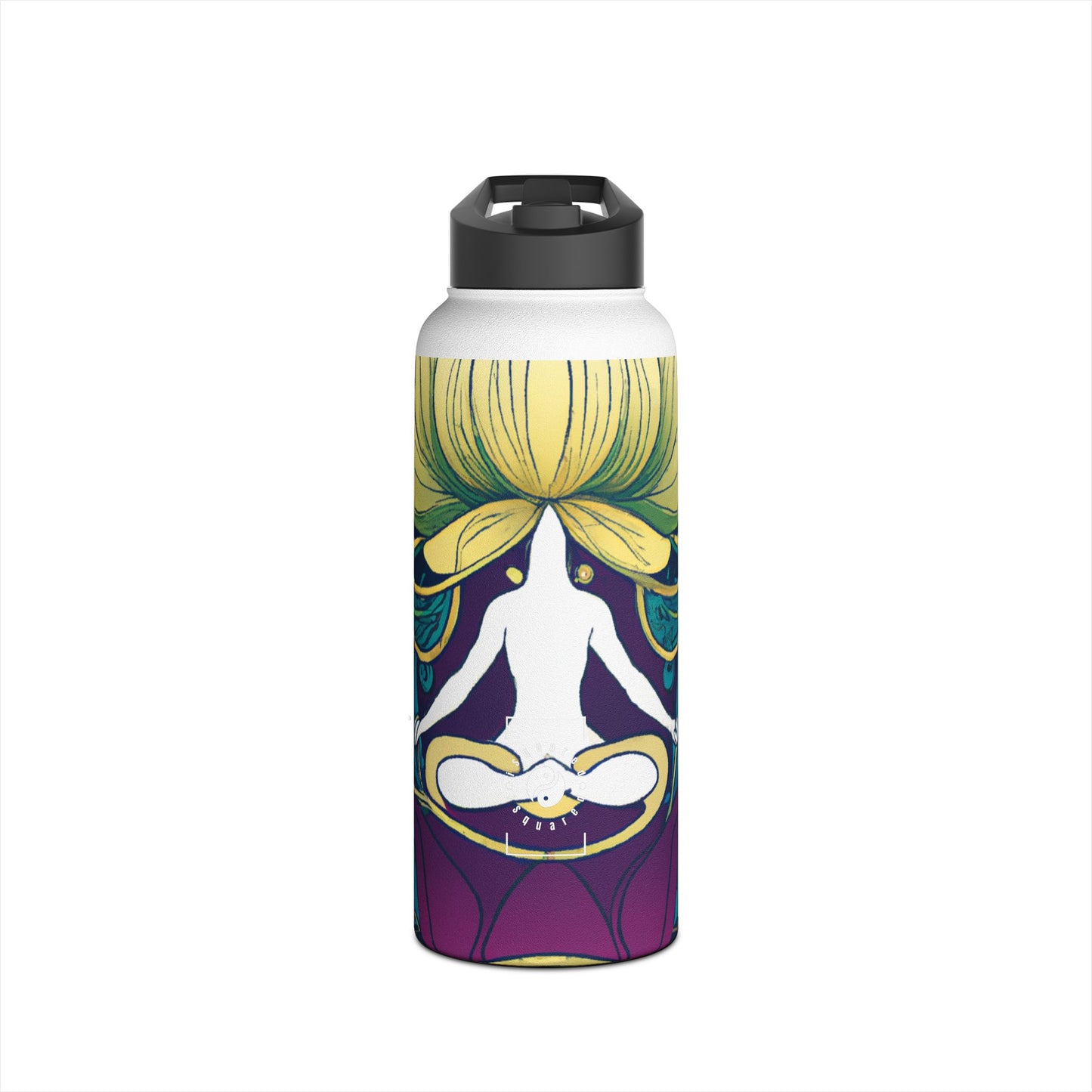 "Lotus Serenity Dance" - Water Bottle