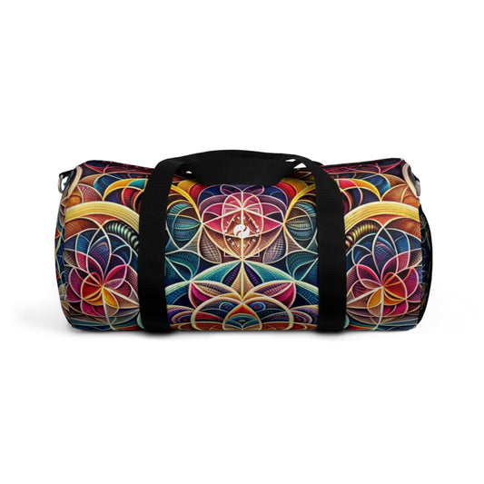 "Sacred Symmetry: Infinite Radiance of Love" - Duffle Bag