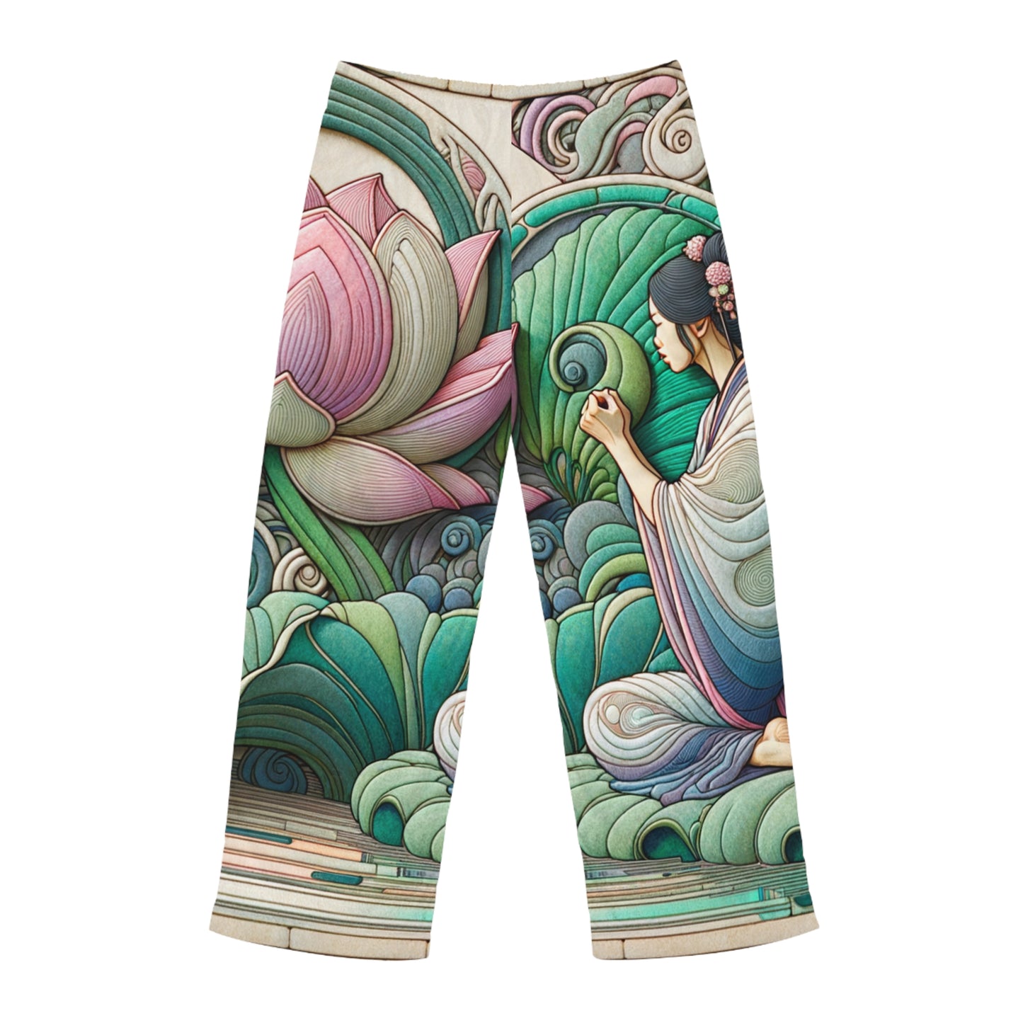 "Lotus Echo Serenity" - men's Lounge Pants