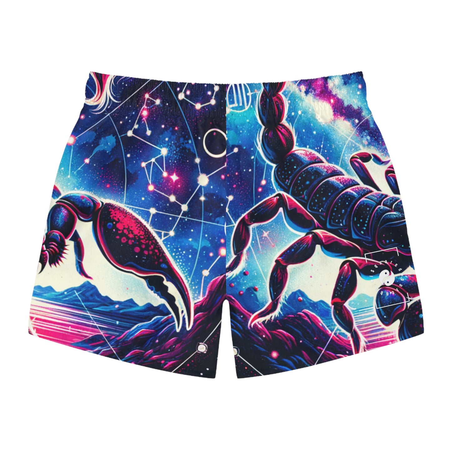 Crimson Scorpio - Swim Trunks for Men