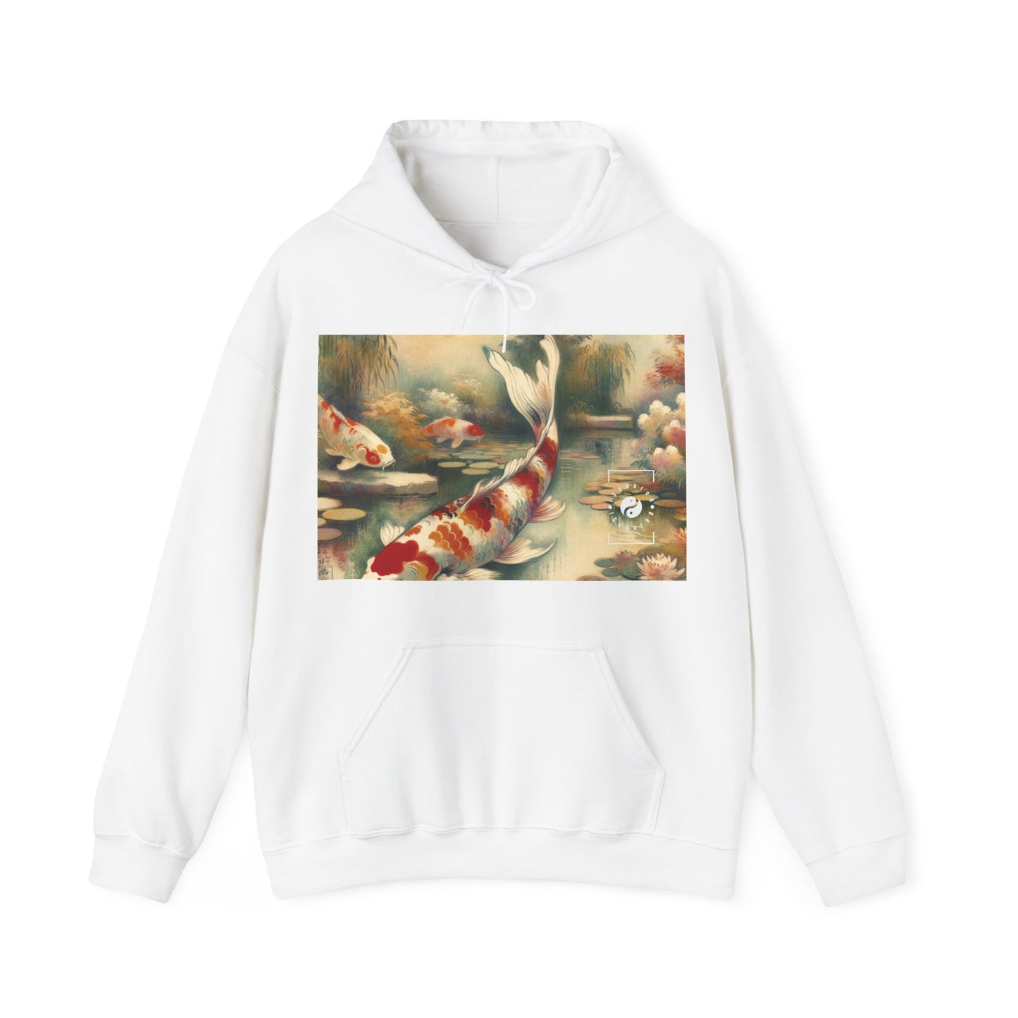 Koi Lily Pond - Sweat à capuche 