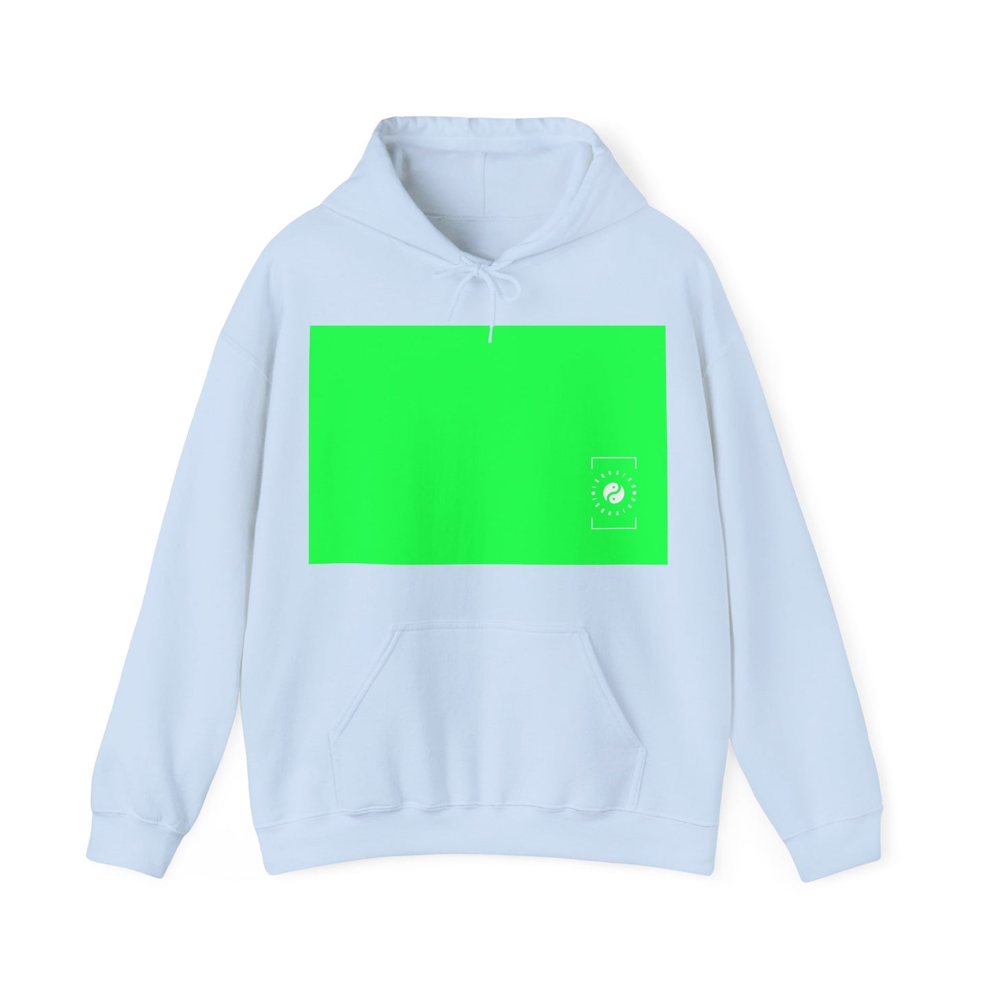 #0FFF50 Vert fluo - Sweat à capuche