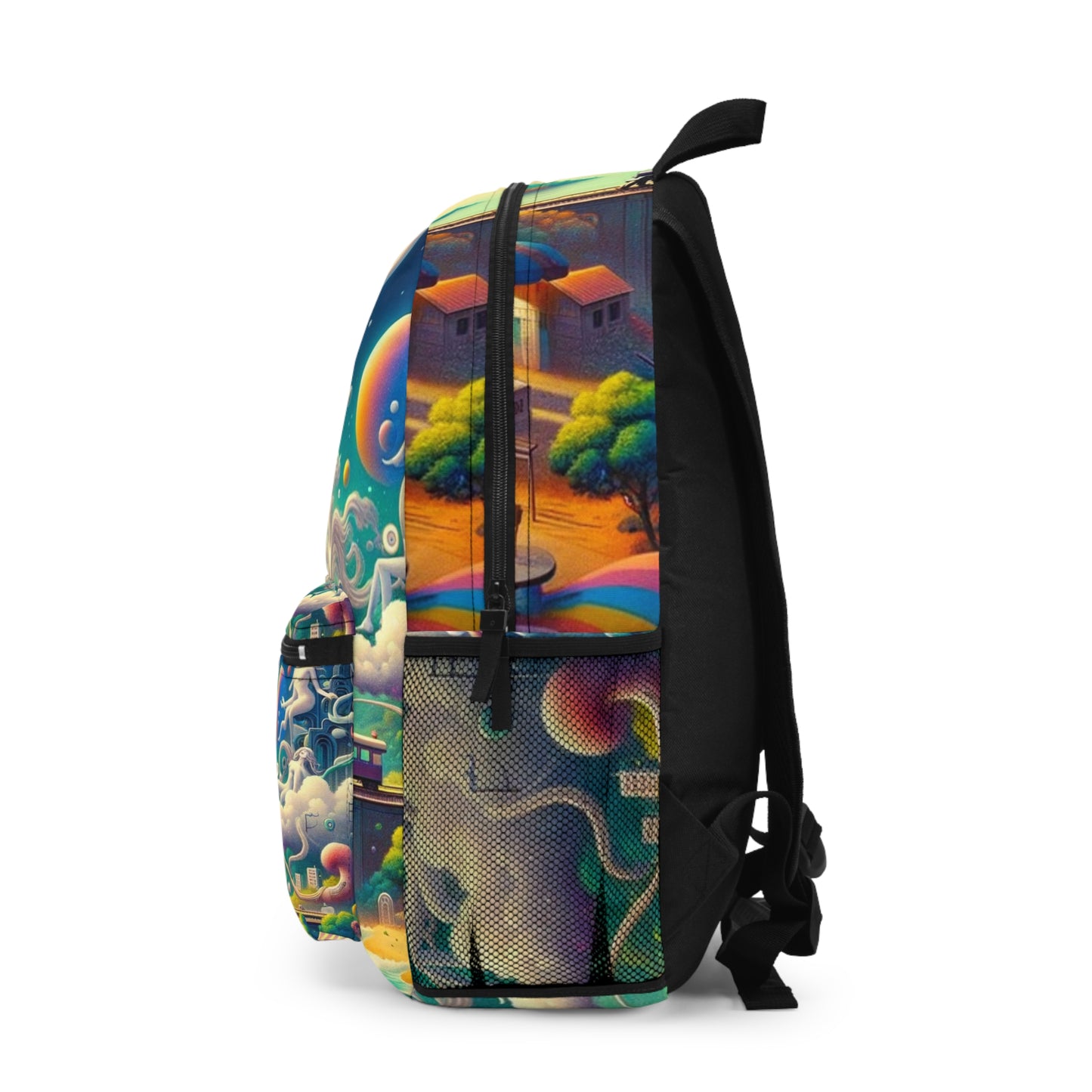 "Mirrors of Metaphor: A Murakami Odyssey" - Backpack