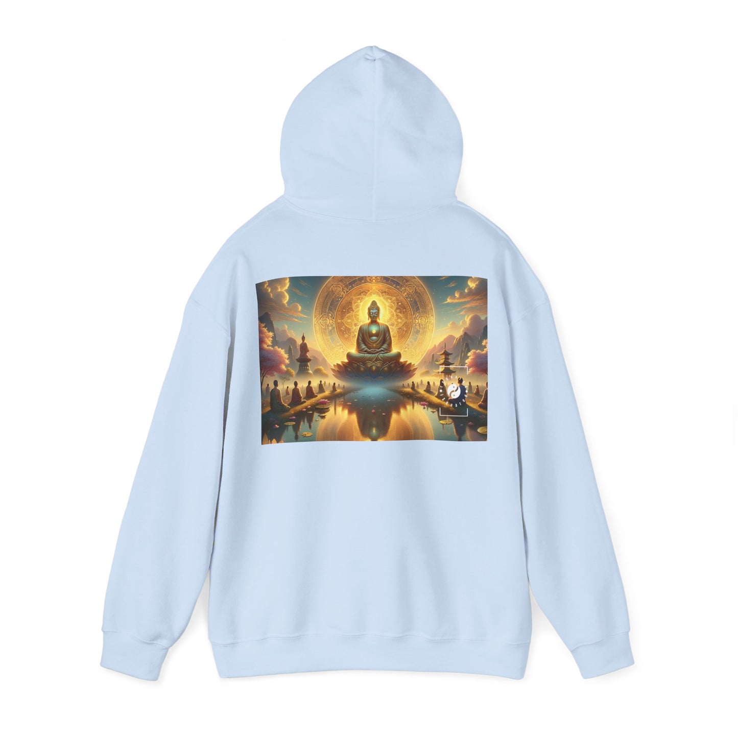 "Serenity in Transience: Illuminations of the Heart Sutra" - Hoodie