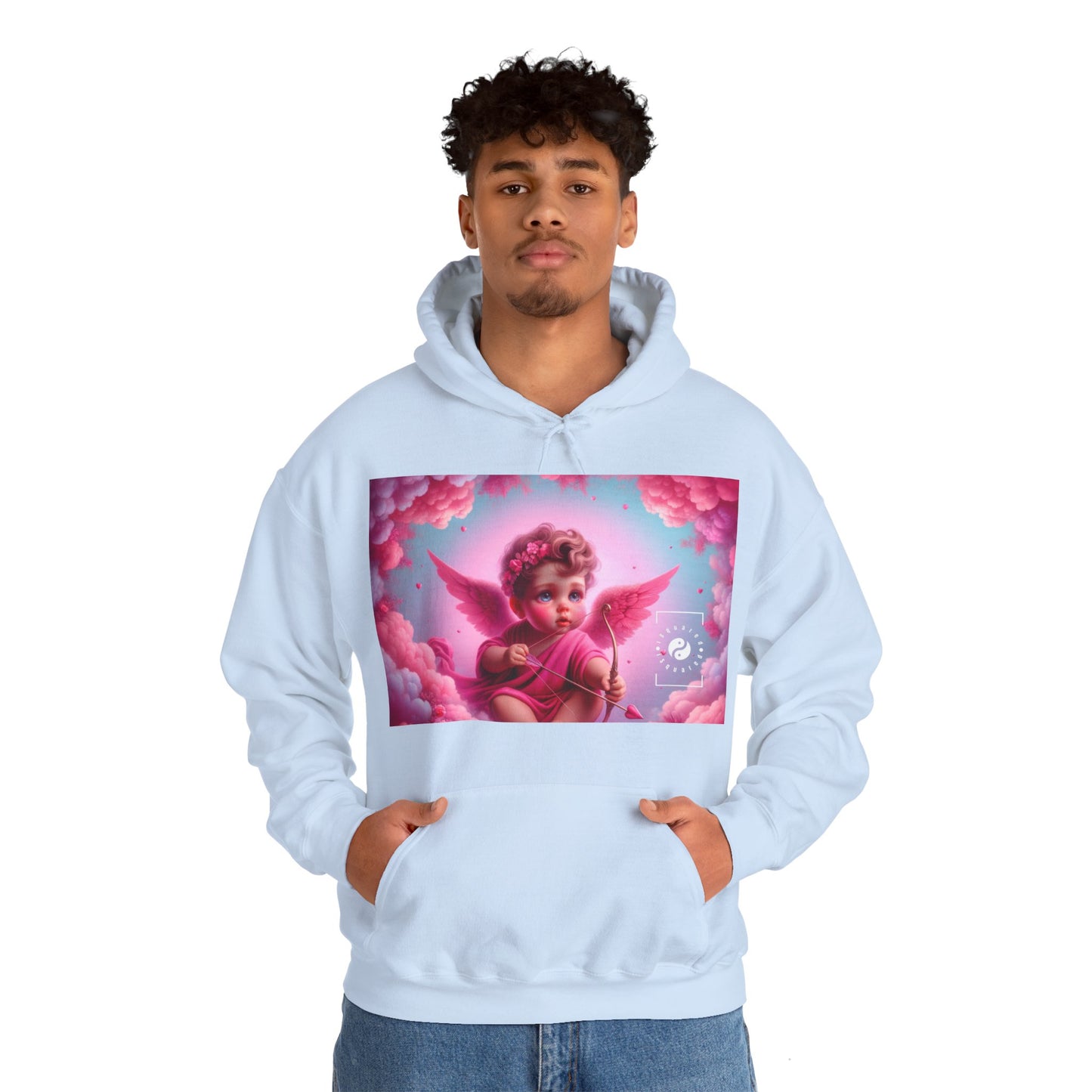 "Bold Blush: A Cupid's Love Affair" - Hoodie