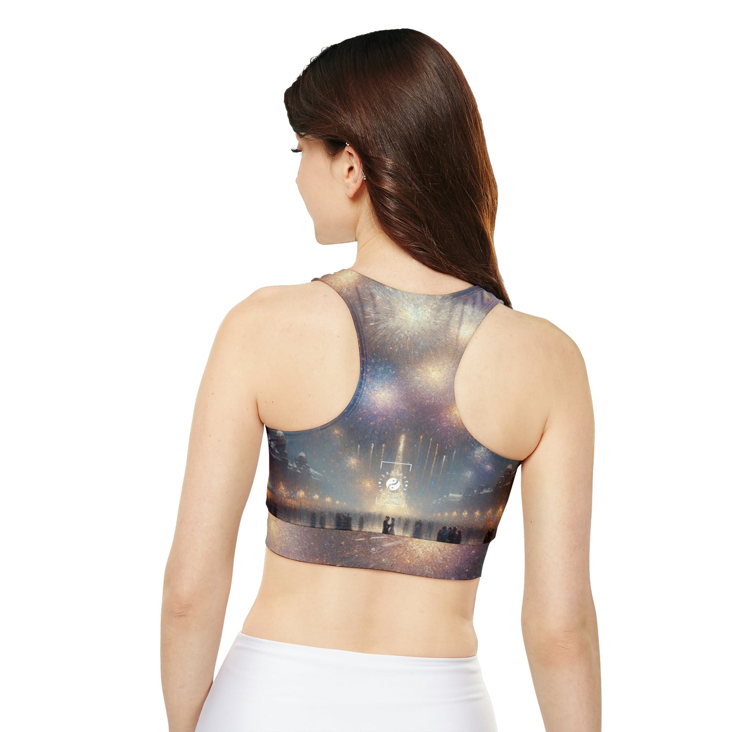 "Manet's Midnight Marvels" - Soutien-gorge de sport doublé et rembourré