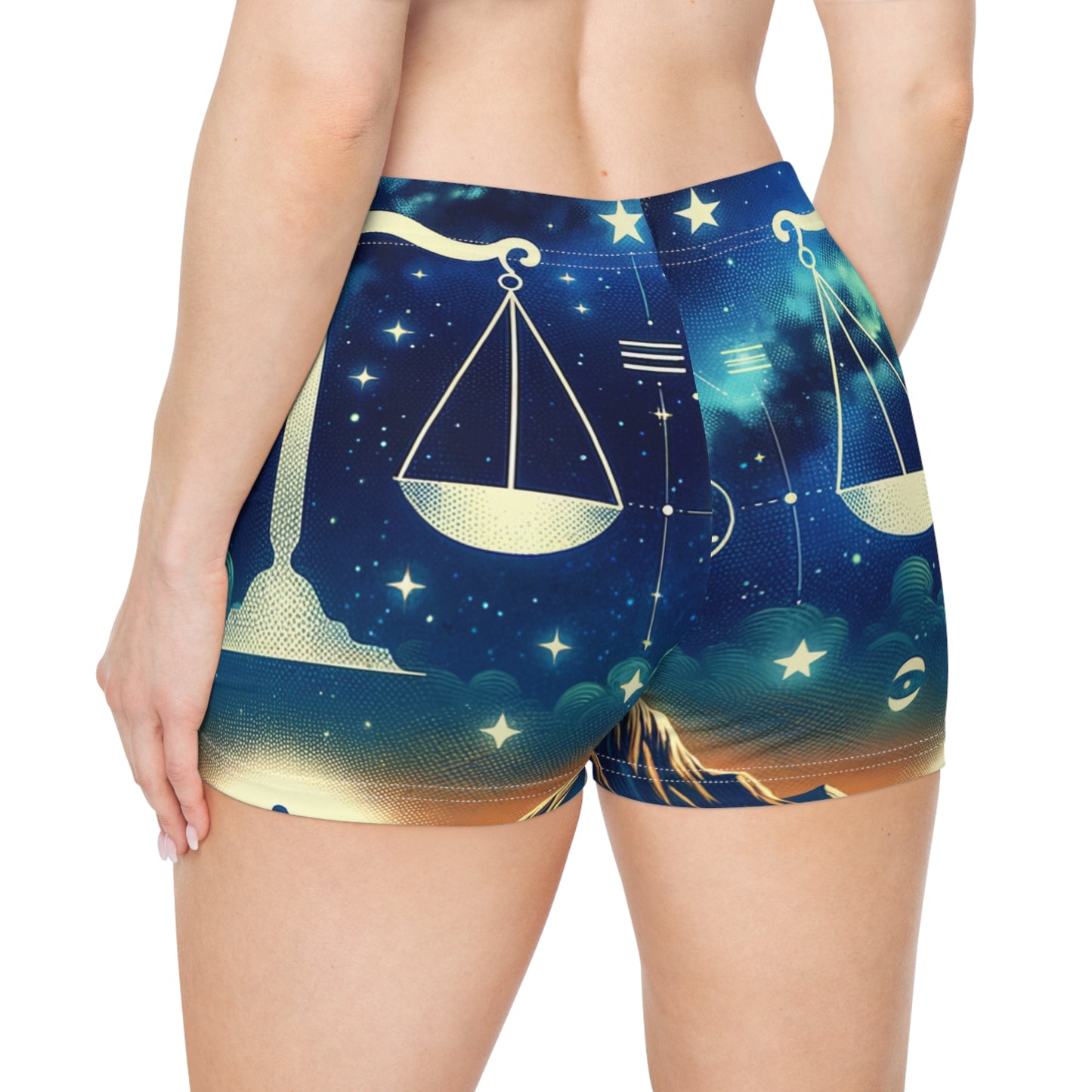 Celestial Libra - Mini Hot Yoga Short