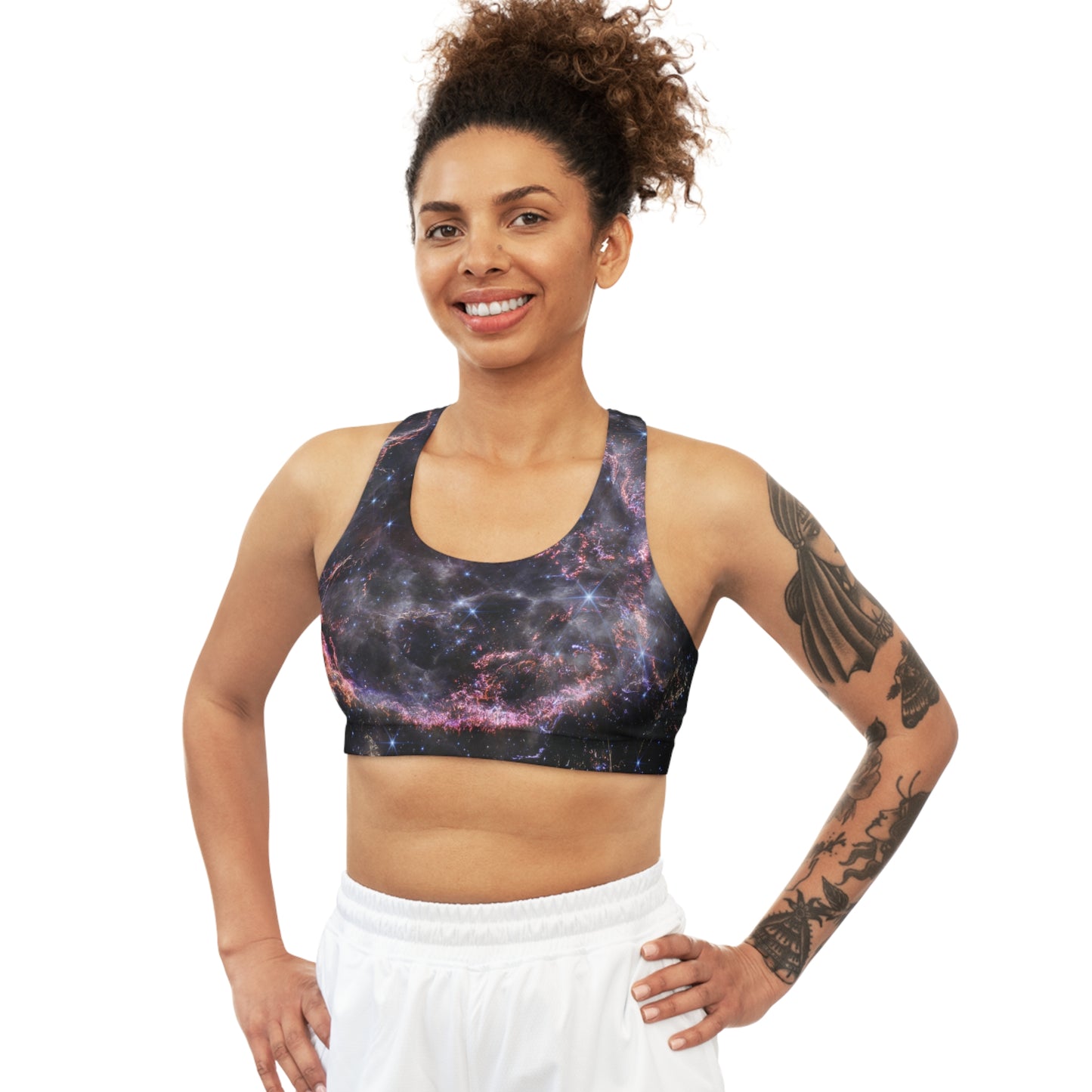 Cassiopeia A (NIRCam Image) - JWST Collection - Seamless Sports Bra