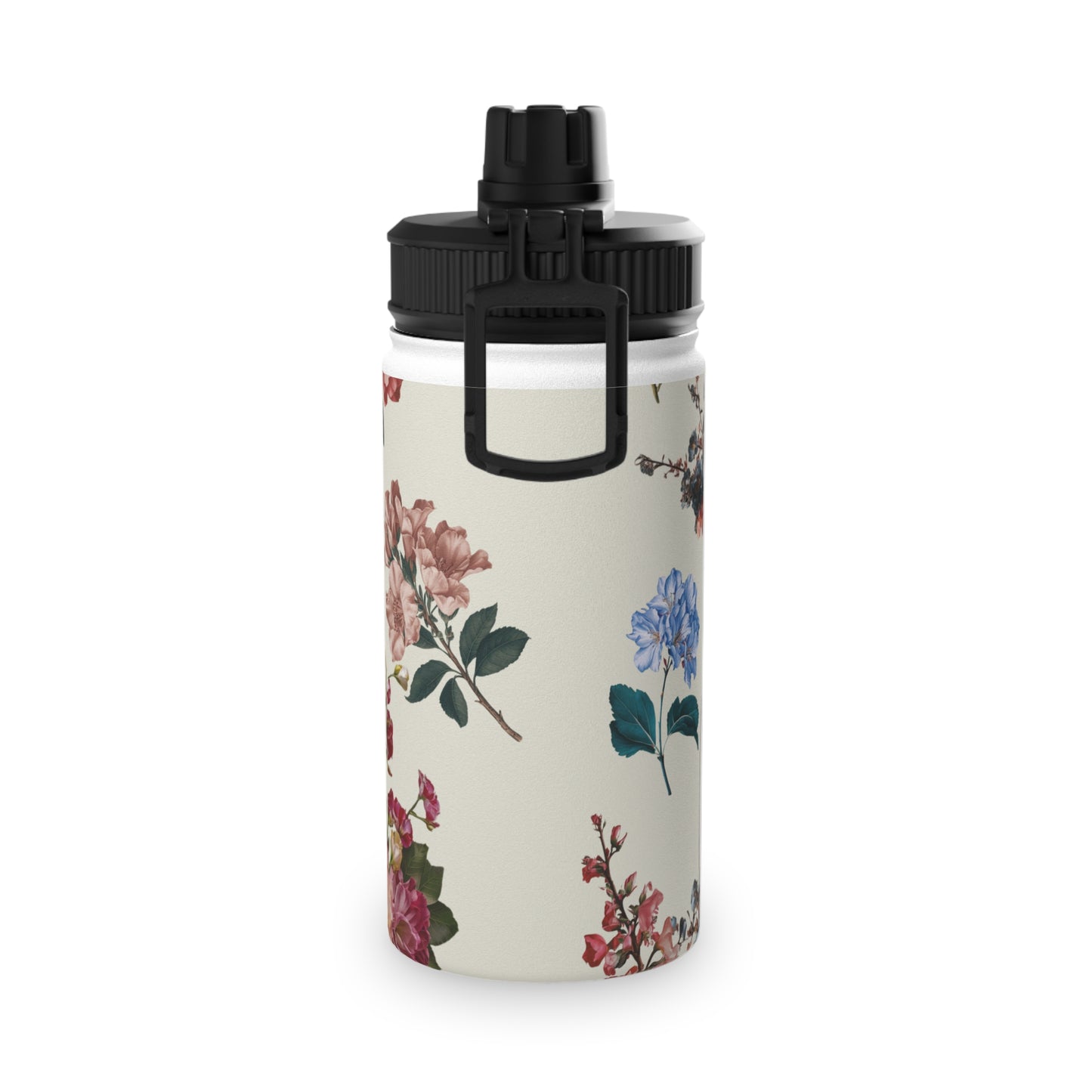 Botanicals on Beige - Sports Water Bottle