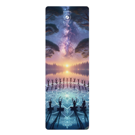 "Celestial Serenity: Mandala's Reflection" - Yoga Mat