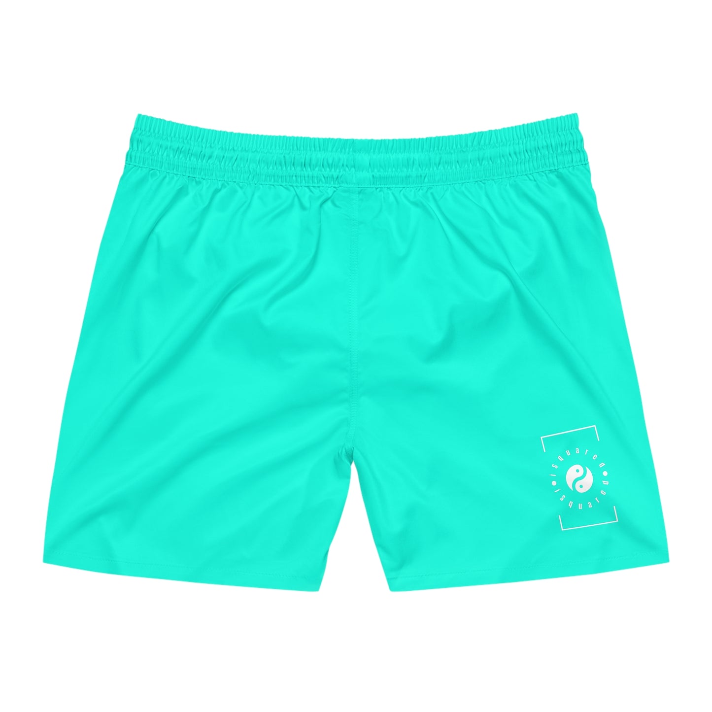 Neon Teal #11ffe3 - Swim Shorts (Solid Color) for Men