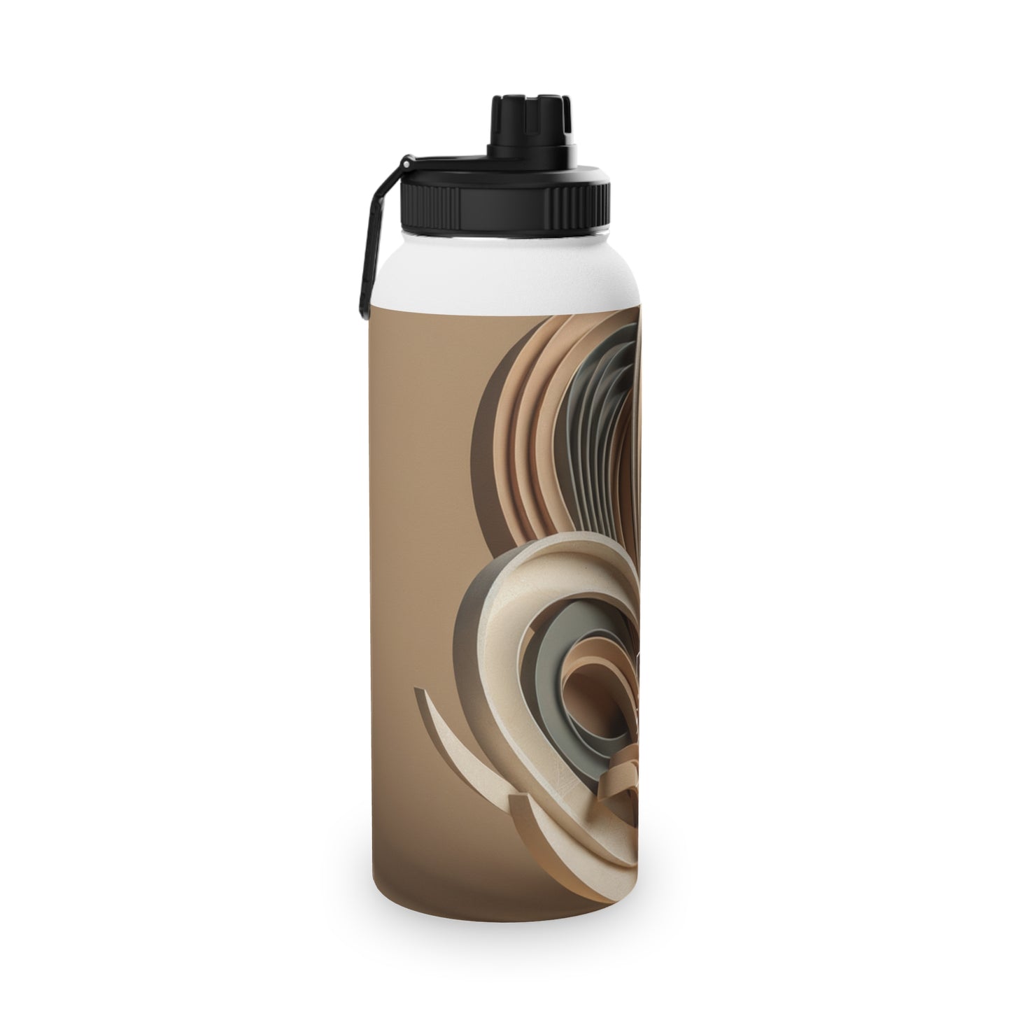 "Hepworth Hues: An Earth Tone Symphony" - Sports Water Bottle