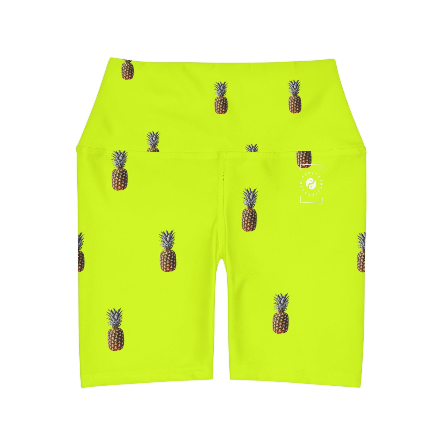 #D7FF11 Sharp Yellow + Pineapple - shorts