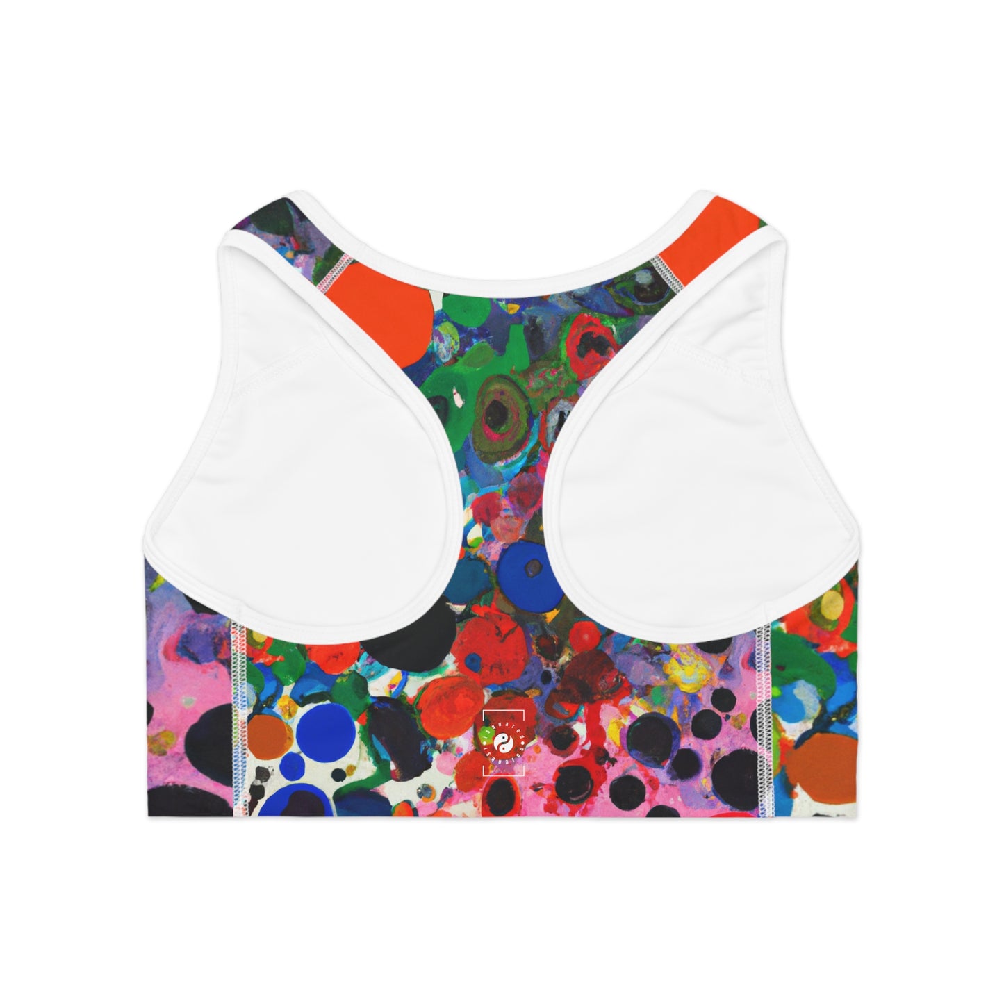 Ink drops meditation - High Performance Sports Bra