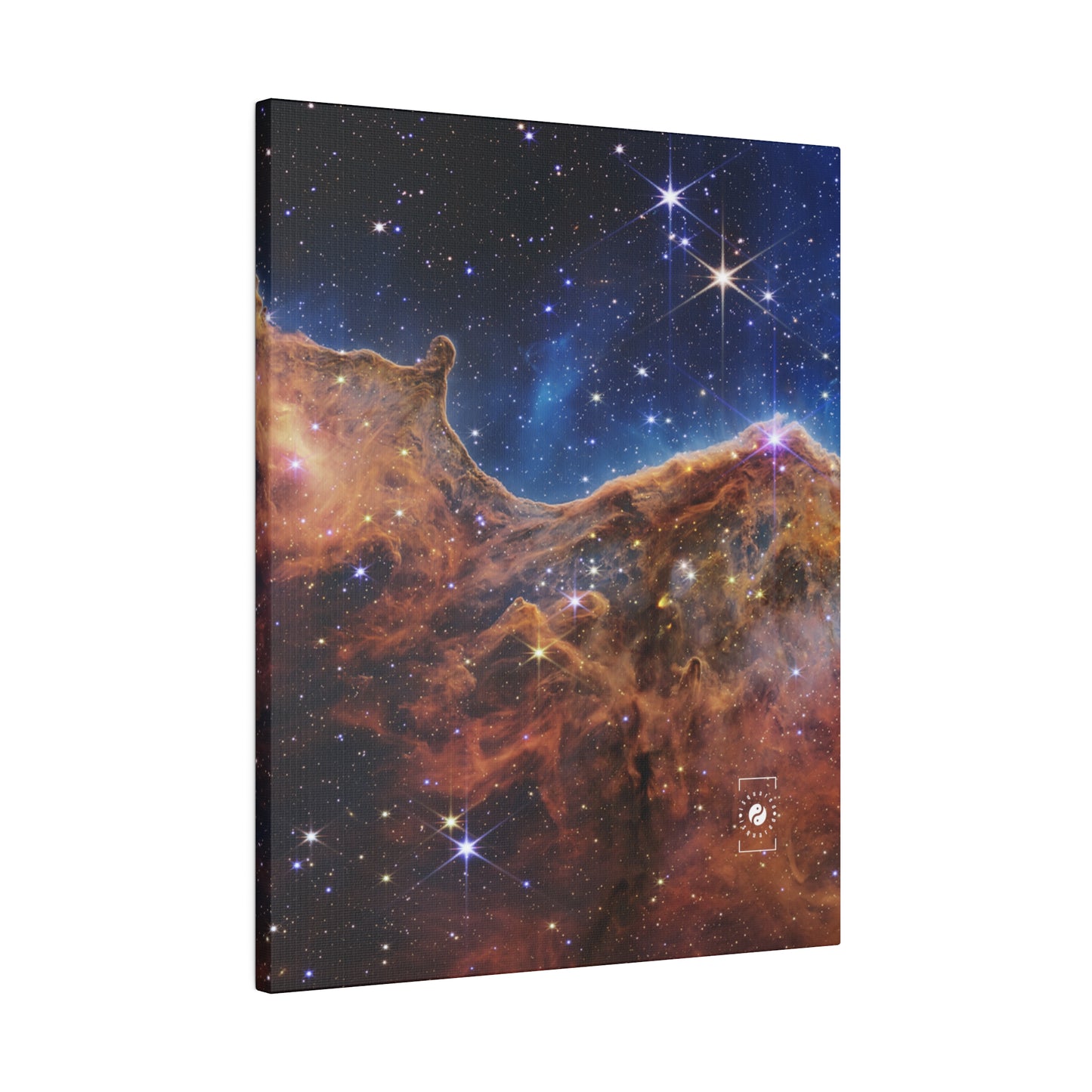 “Cosmic Cliffs” in the Carina Nebula (NIRCam Image) - JWST Collection - Art Print Canvas