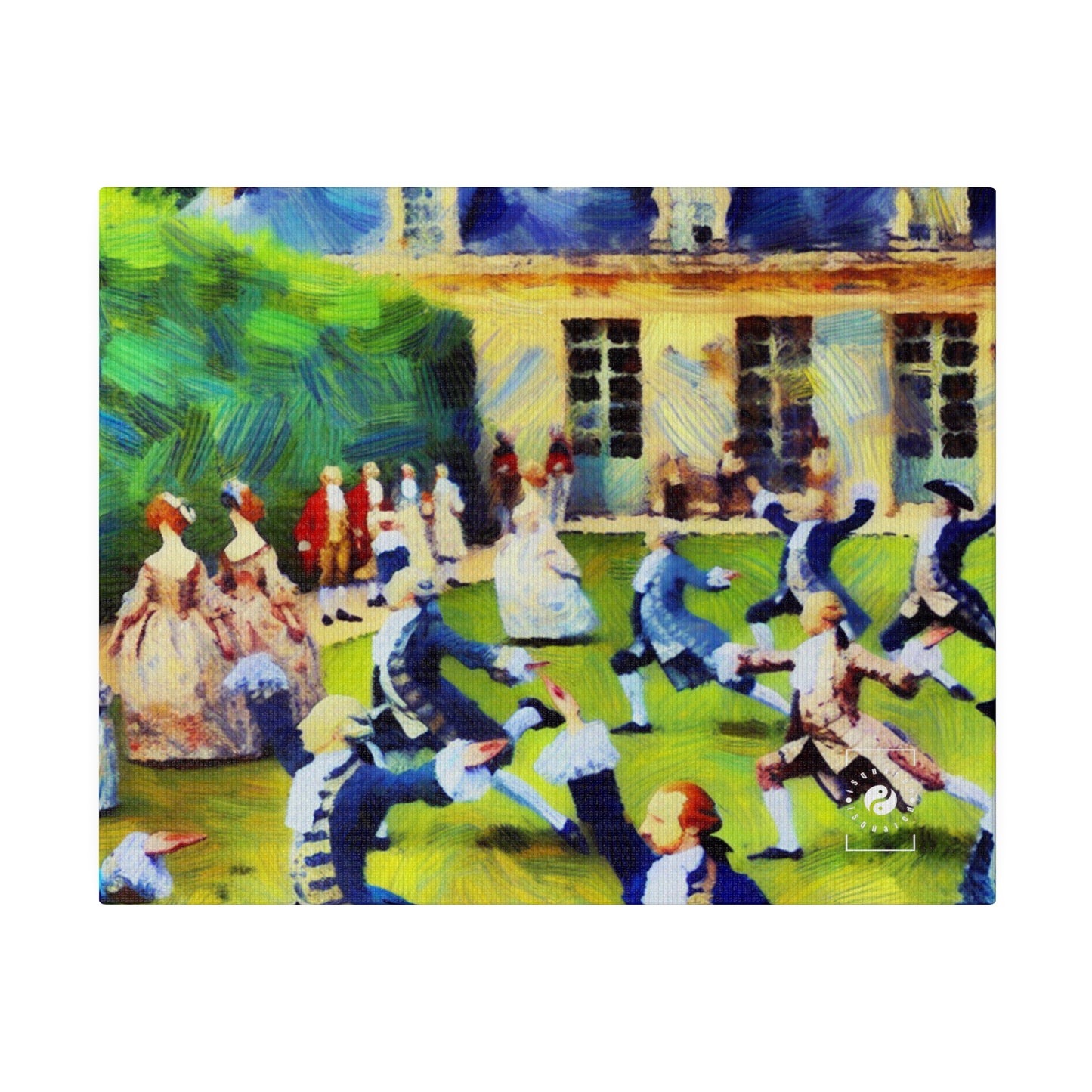 Versailles Vinyasa - Impression sur toile