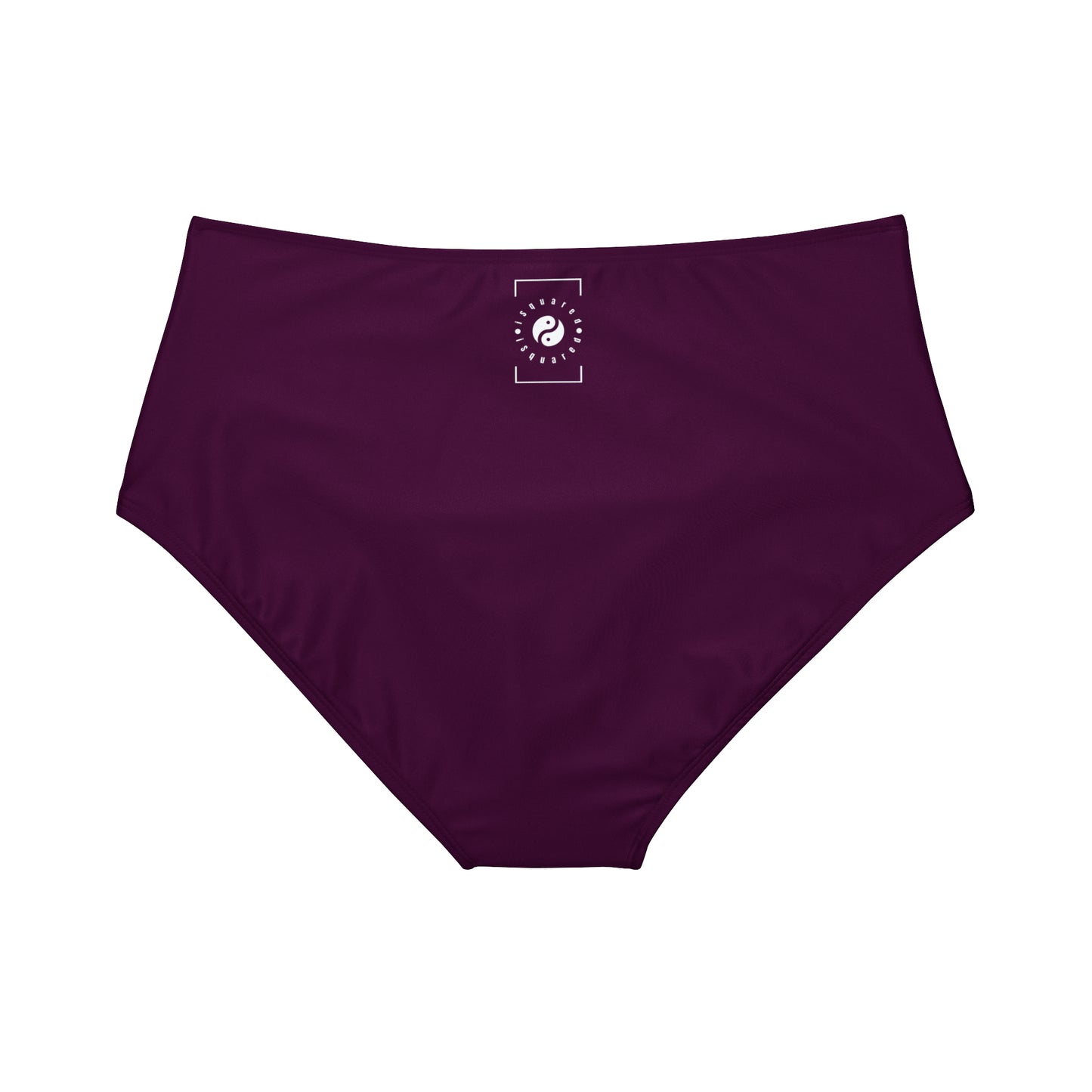 Deep Burgundy - High Waisted Bikini Bottom