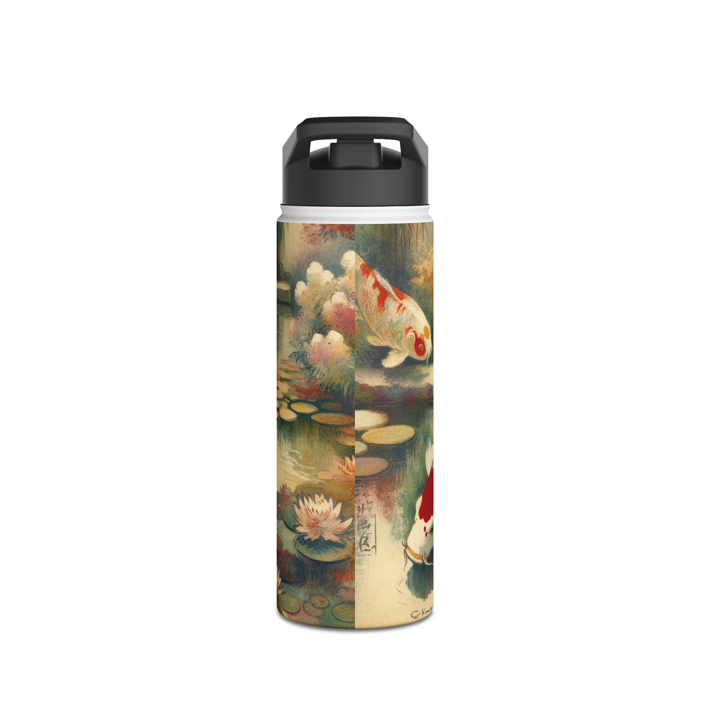 Koi Lily Pond - Water Bottle